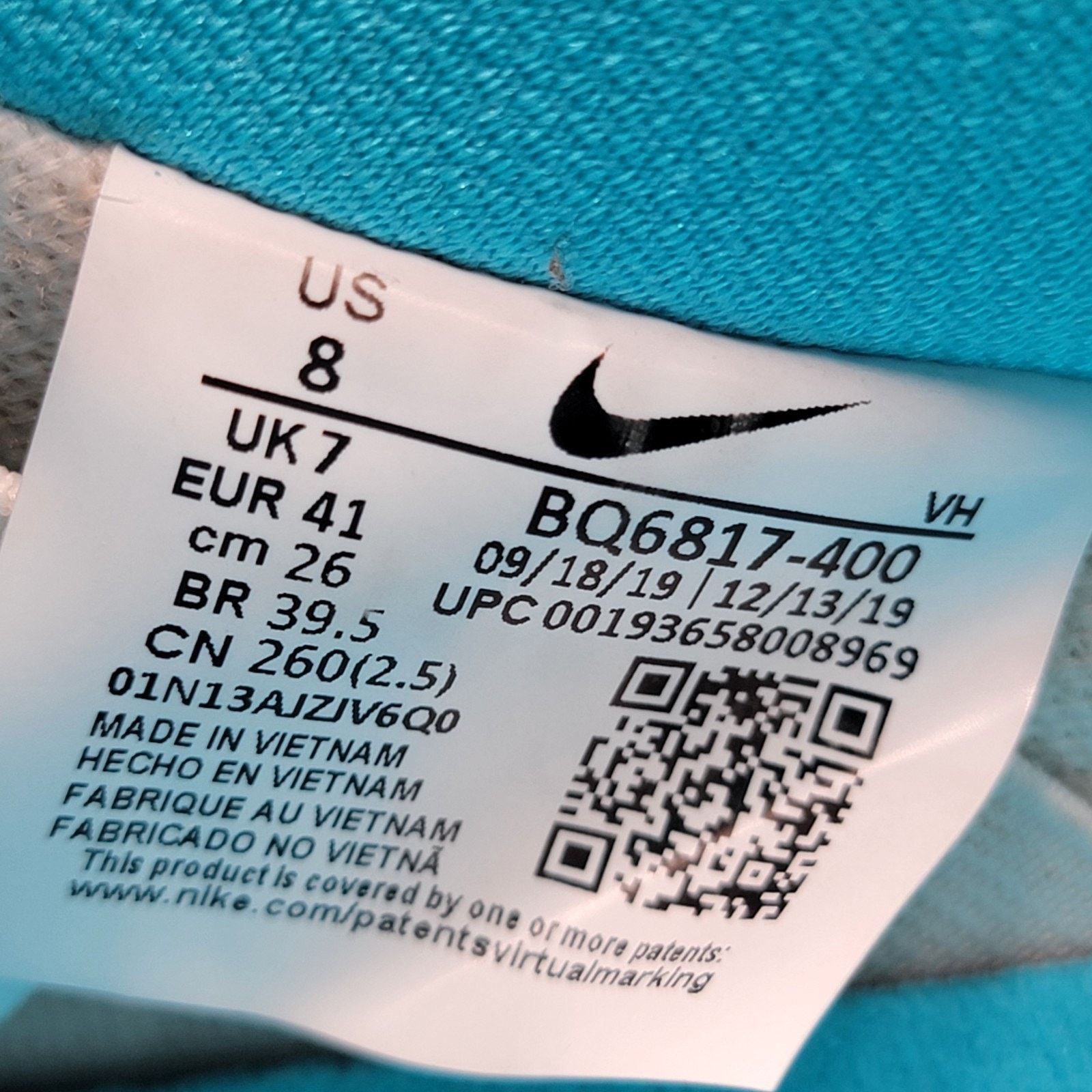 Nike Nike Men's SB Dunk Low 'Blue Fury' Sz 8 BQ6817-400 (415) Size US 8 / EU 41 - 8 Thumbnail