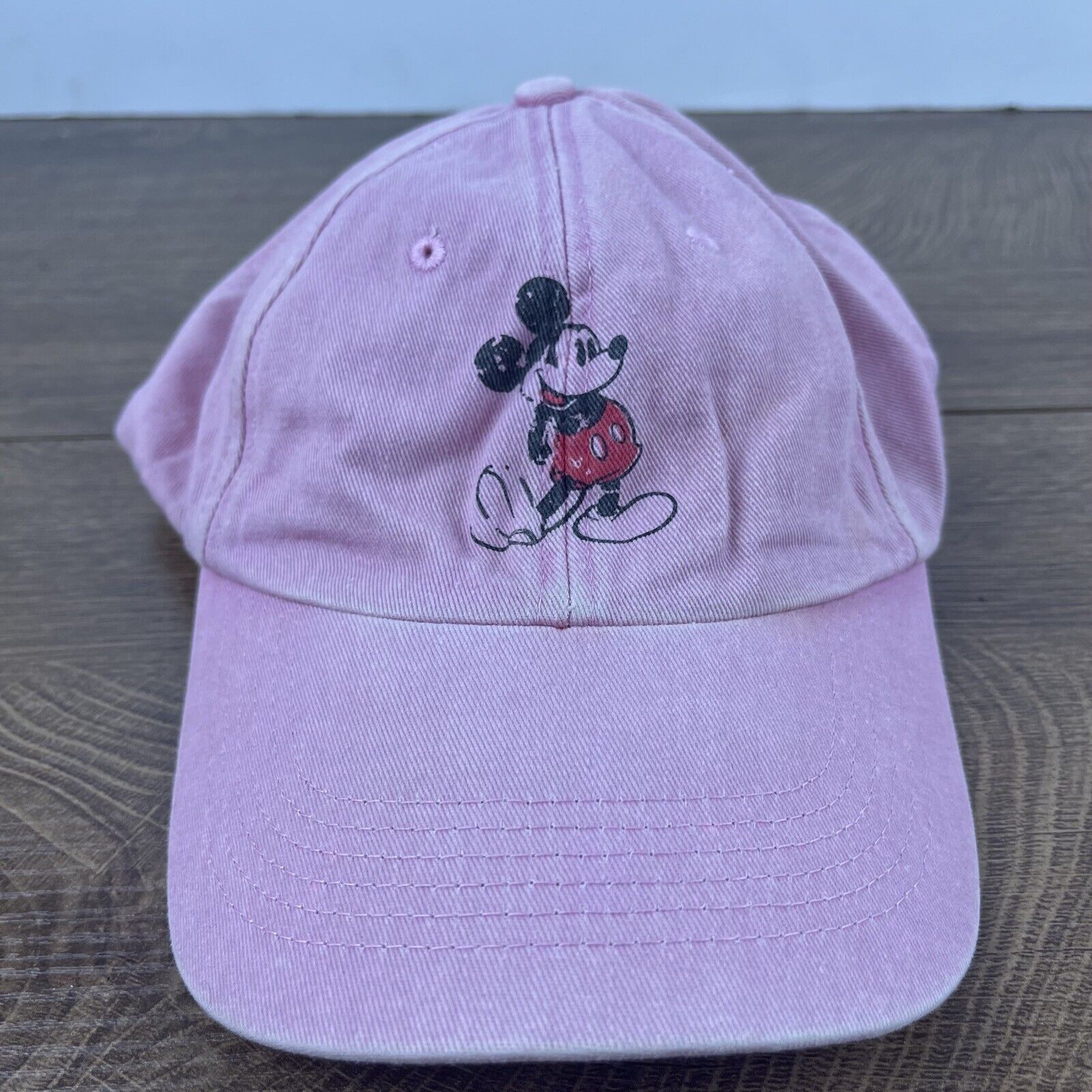 Other Mickey Mouse Hat Pink Cap Adjustable Mickey Mouse Pink Adult Size ONE SIZE - 2 Thumbnail