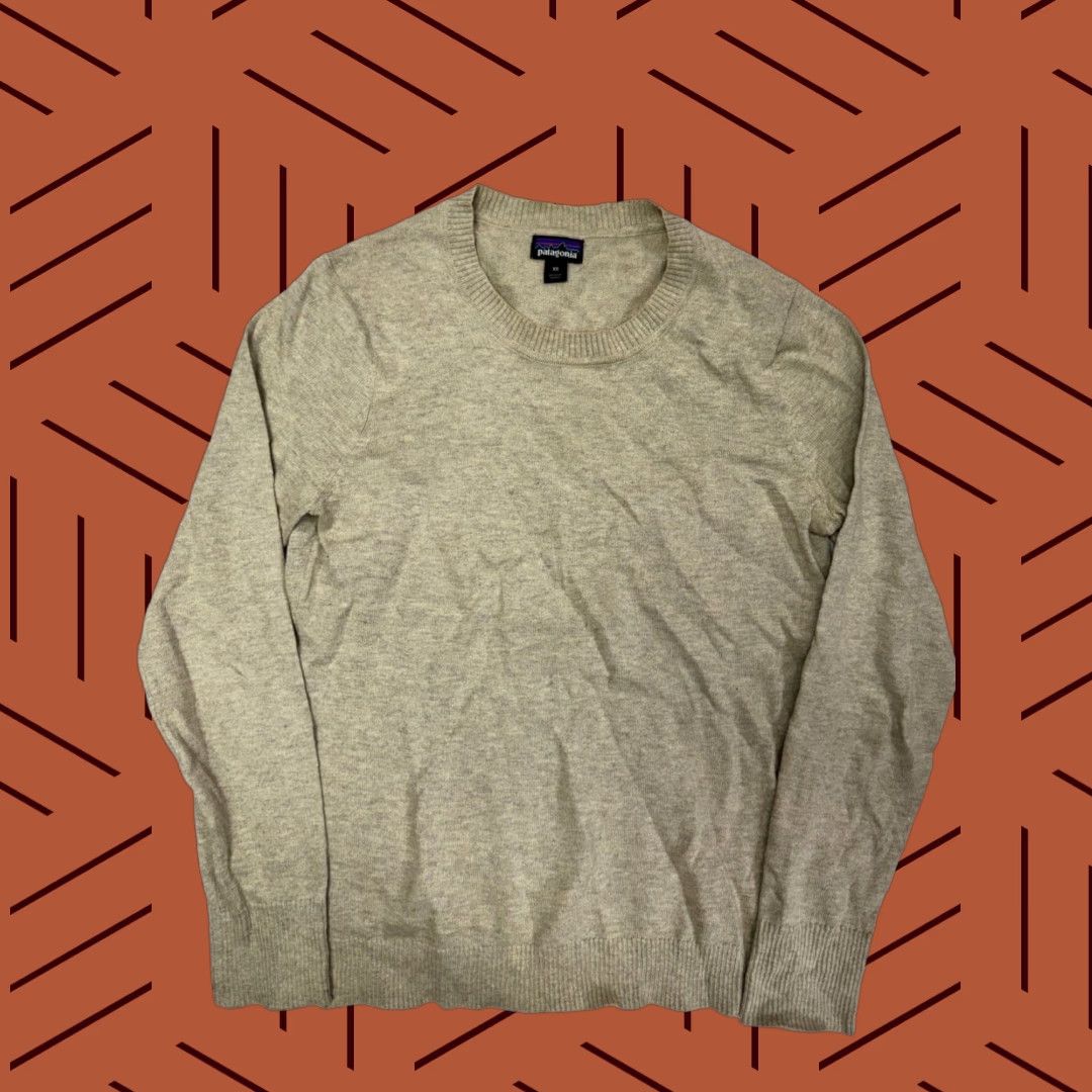 Patagonia Patagonia Women's XS Andri Crew Neck Long Sleeve Sweater Beige Size XS / US 0-2 / IT 36-38 - 1 Thumbnail