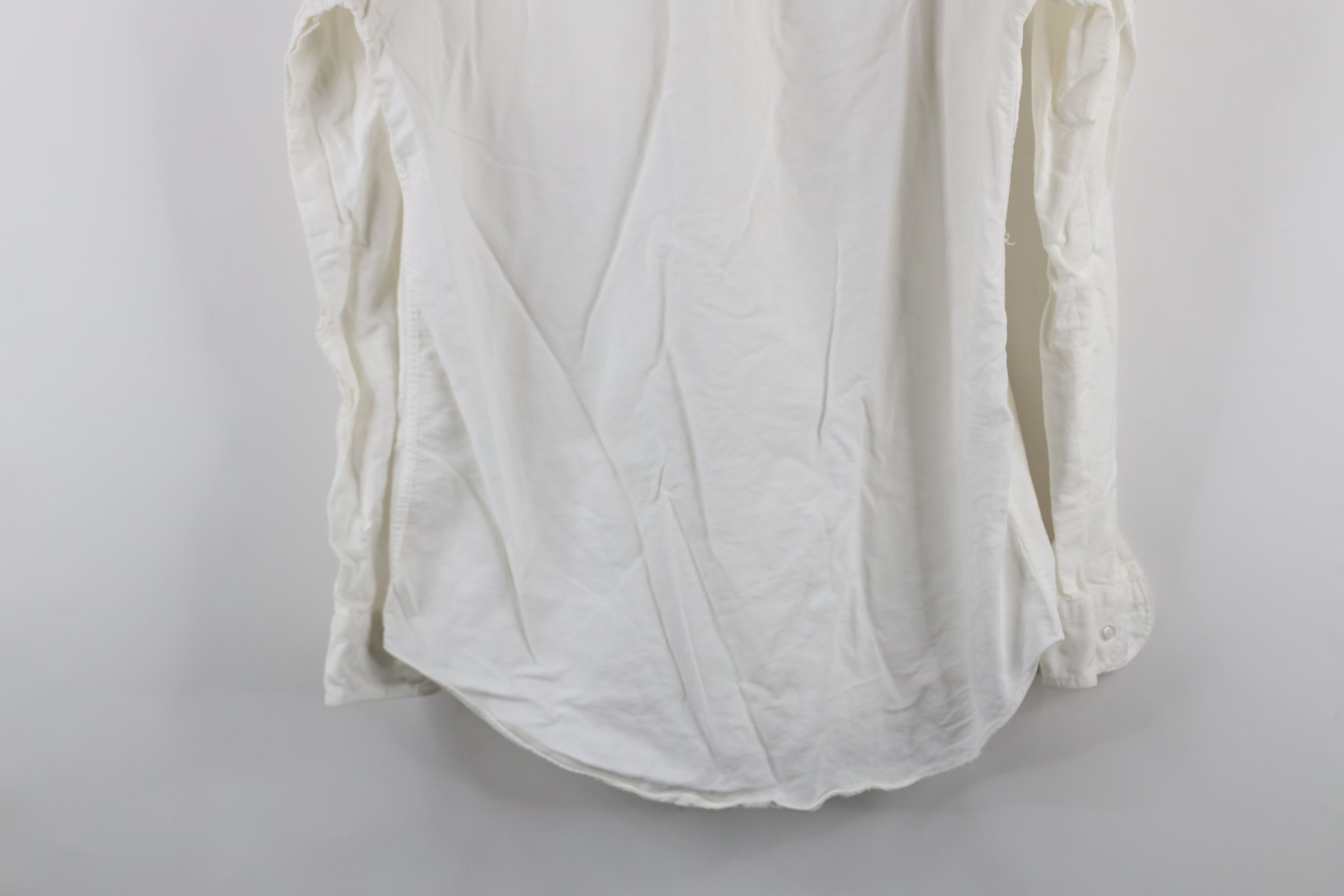 Vintage Vintage 70s Macys Needle Collared Button Down Shirt White Size US M / EU 48-50 / 2 - 12 Thumbnail
