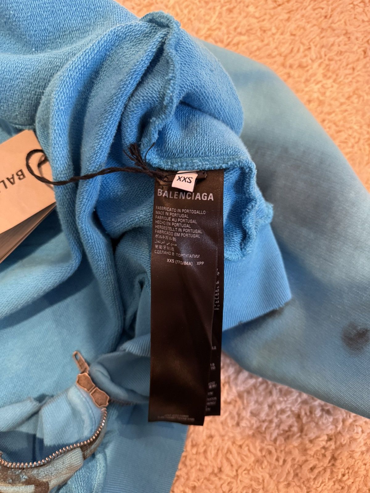 Balenciaga Balenciaga Skater Graffiti Zip Hoodie Mudshow Size US S / EU 44-46 / 1 - 7 Thumbnail