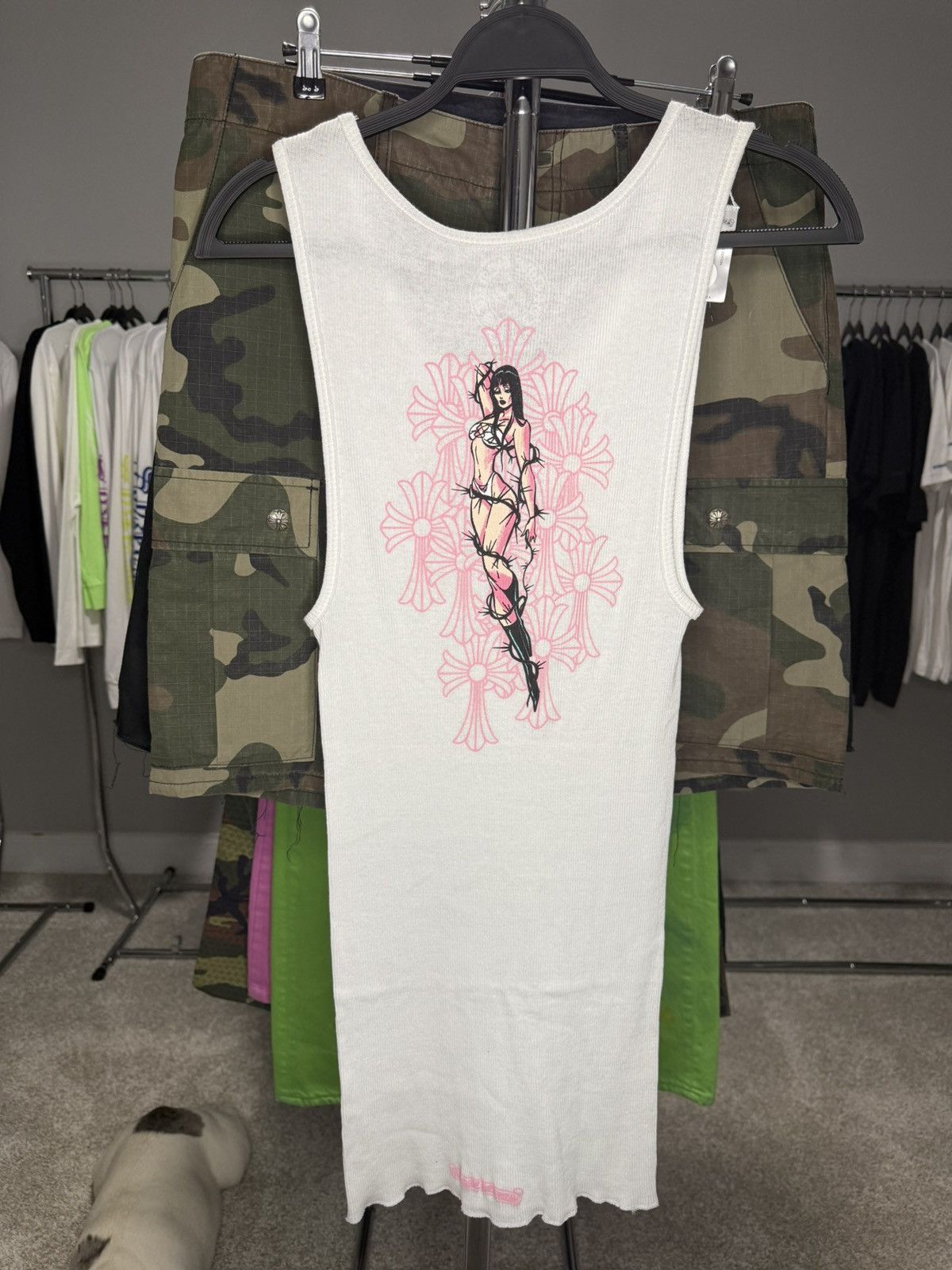 Chrome Hearts Chrome Hearts White Deadly Doll Tank Top Size US L / EU 52-54 / 3 - 1 Thumbnail