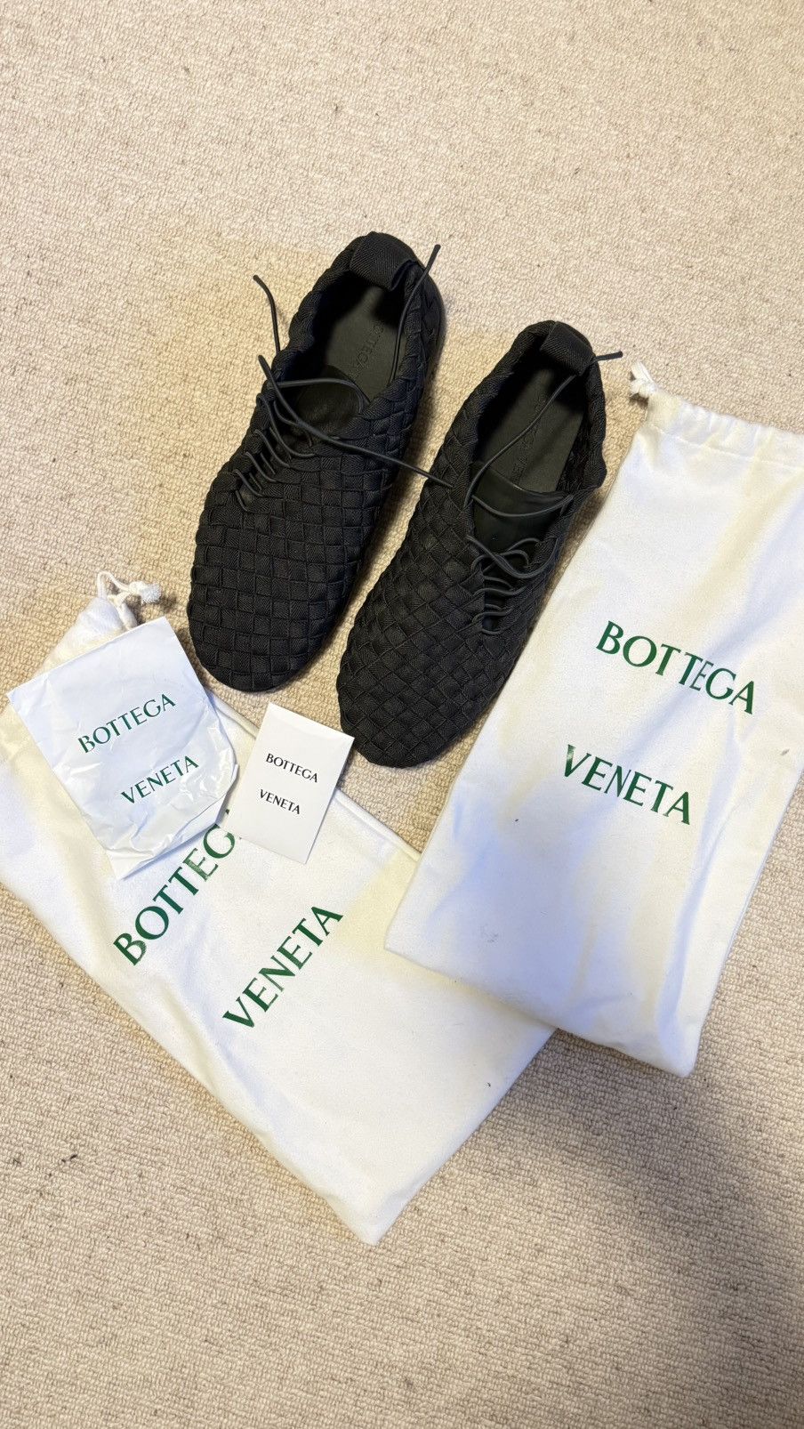 Bottega Veneta Bottega Veneta Intrecciato Plat Black woven sneaker 8.5 Size US 8.5 / EU 41-42 - 2 Thumbnail