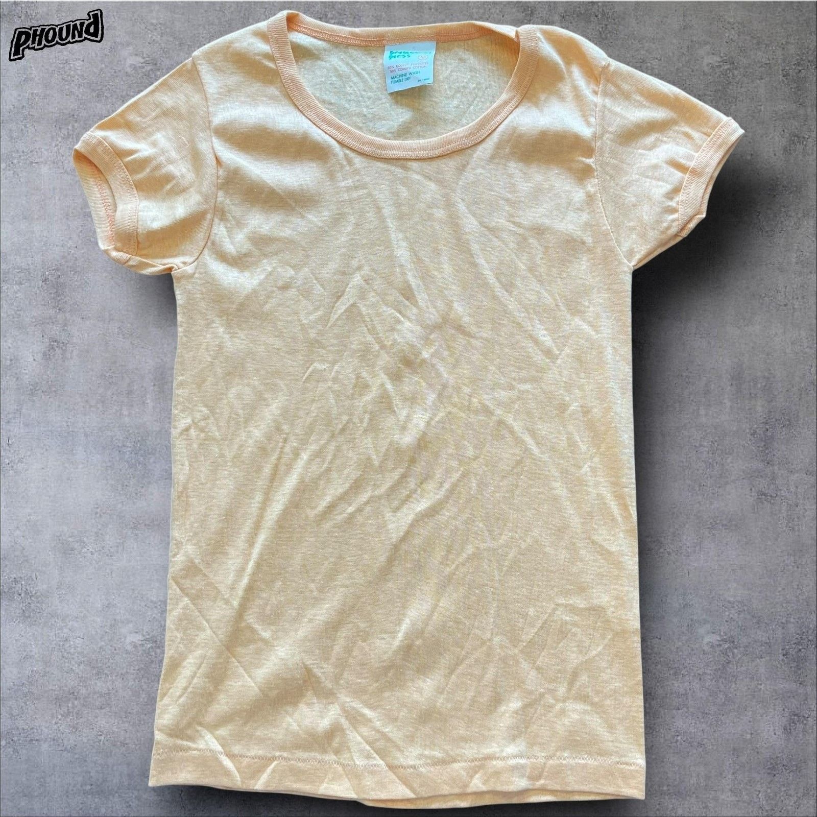 Vintage Permanent Press Shirt Womens M Crewneck Soft Retro Top Size M / US 6-8 / IT 42-44 - 1 Thumbnail