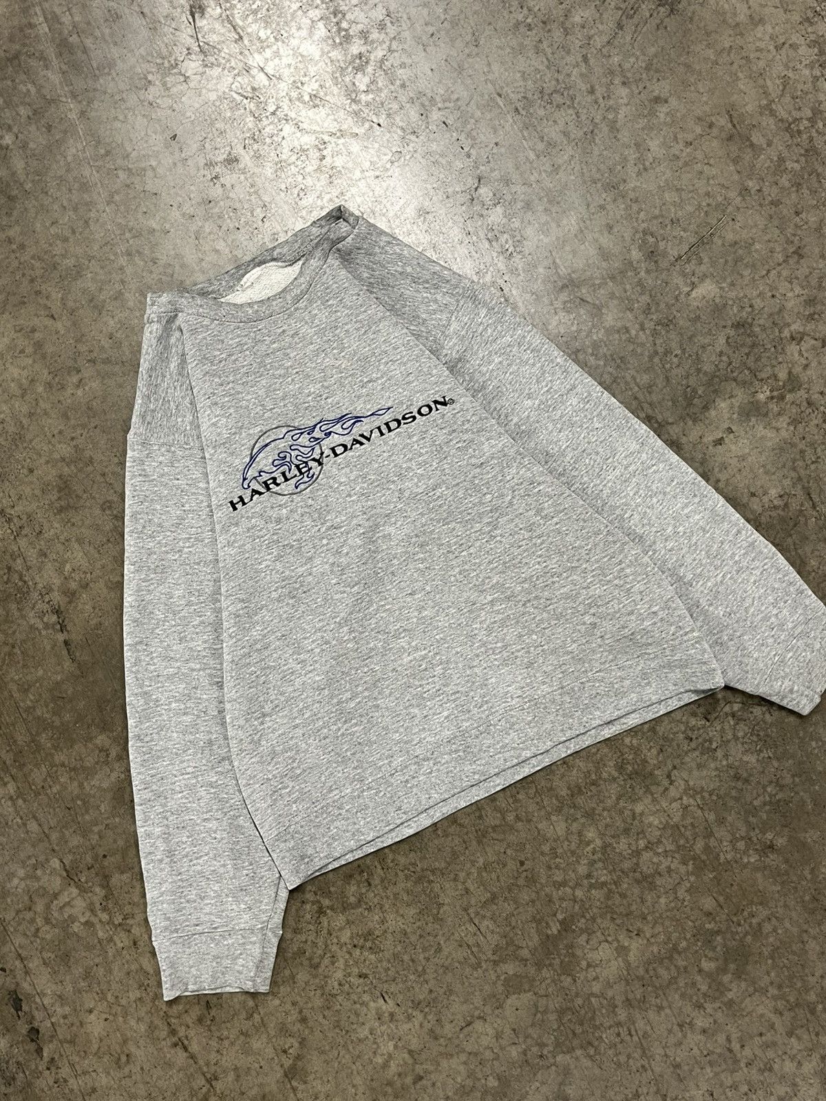 Harley Davidson × Vintage Harley Davidson vintage embroidered crewneck streetwear Size US M / EU 48-50 / 2 - 1 Thumbnail