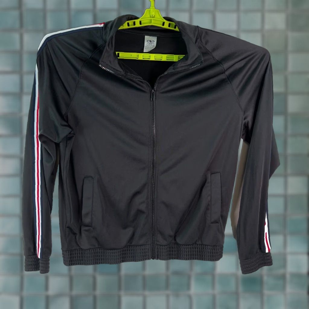 Athletic Works Athletic Works Jacket XL Women's Long Sleeve Full Zip Black Activewear Size XL / US 12-14 / IT 48-50 - 1 Thumbnail