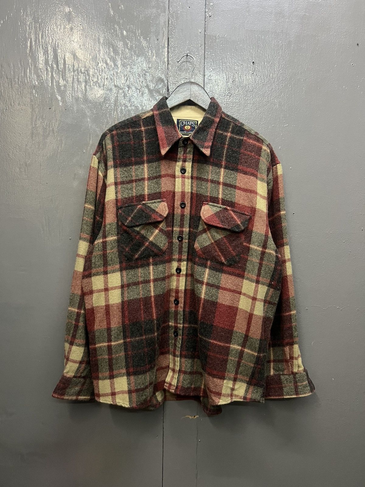 Chaps Ralph Lauren Vintage Chaps Ralph Lauren Flannel Shirt Size US L / EU 52-54 / 3 - 1 Thumbnail