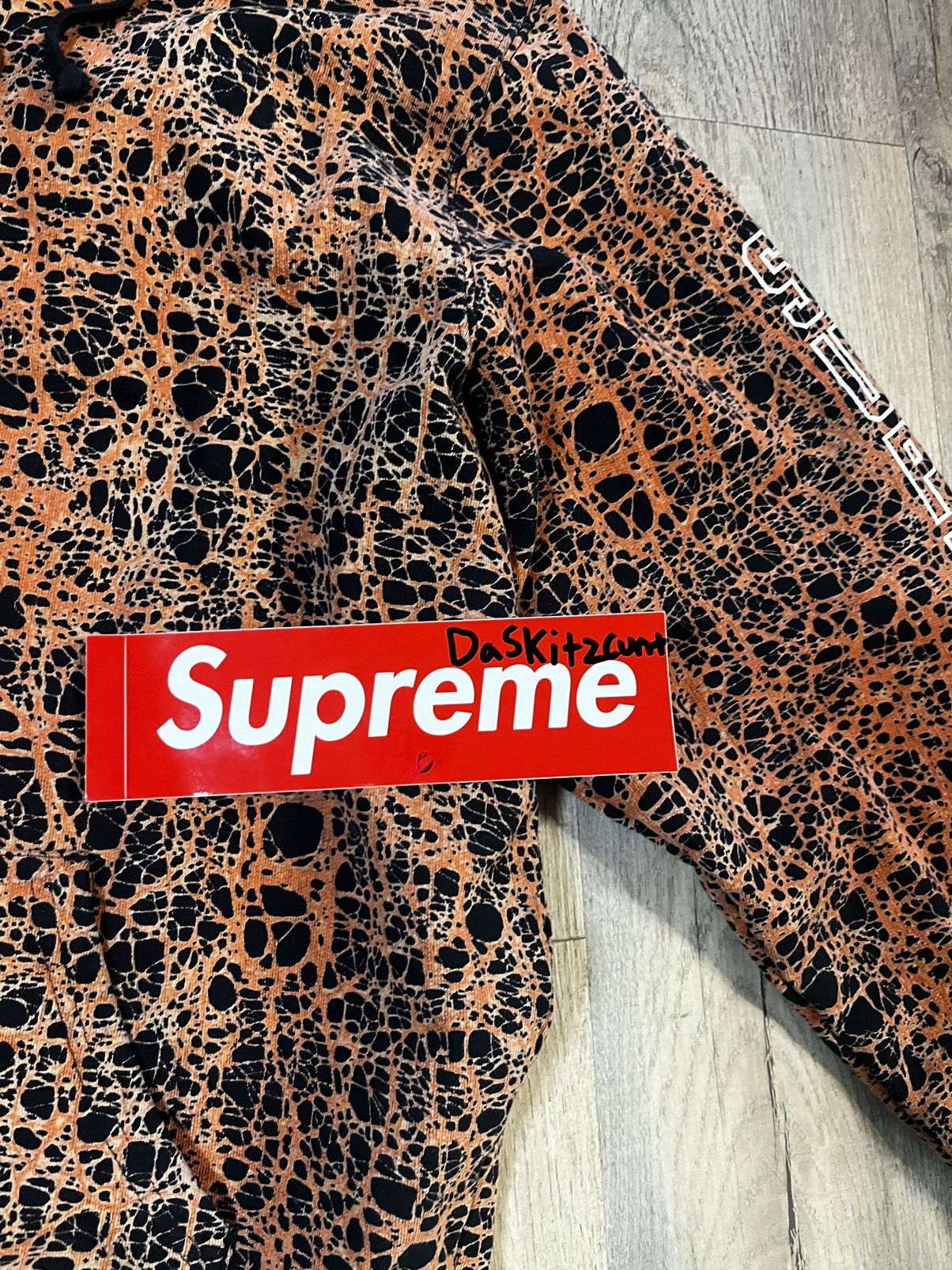 Supreme Supreme Heavyweight Marble Hoodie Size US L / EU 52-54 / 3 - 7 Thumbnail