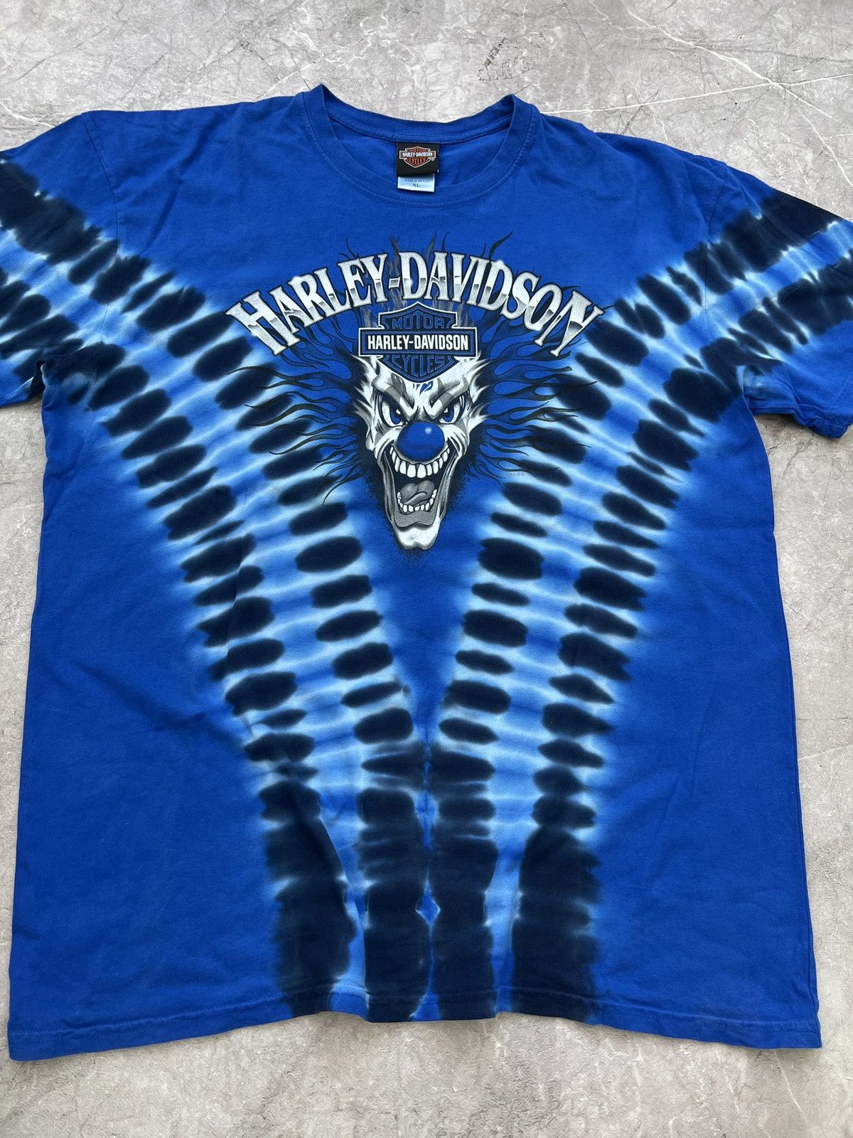 Harley Davidson 90s FLAME HARLEY DAVIDSON HYPE RARE 00s t shirt Size US XL / EU 56 / 4 - 3 Thumbnail