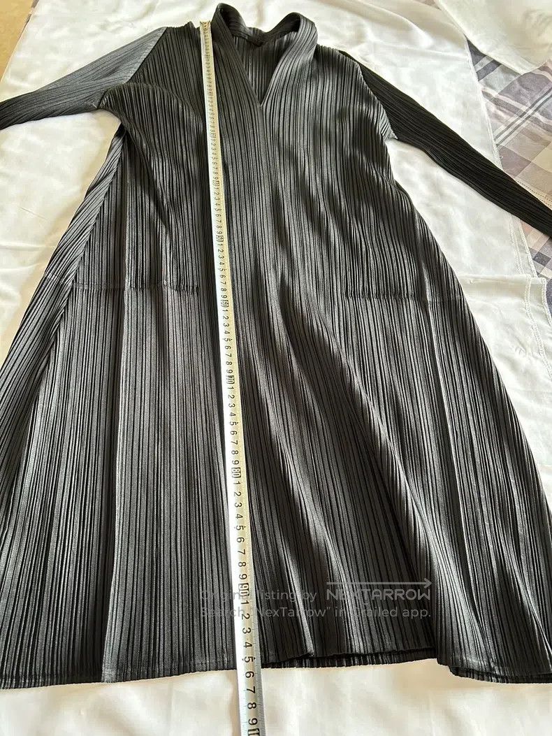 Issey Miyake Issey Miyake Black Dress Size L / US 10 / IT 46 - 3 Thumbnail