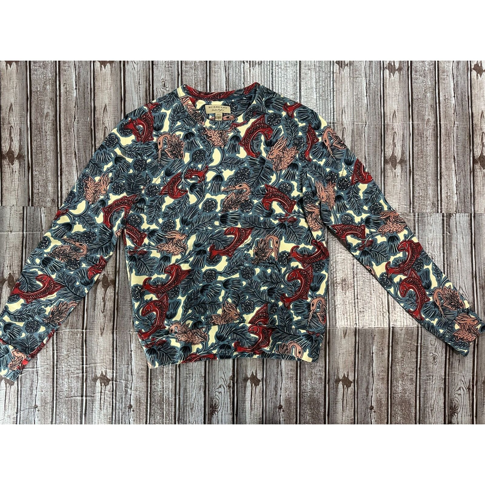 Burberry BURBERRY RARE Beasts collection 2017 Animal Print Sweater Si Size S / US 4 / IT 40 - 1 Thumbnail