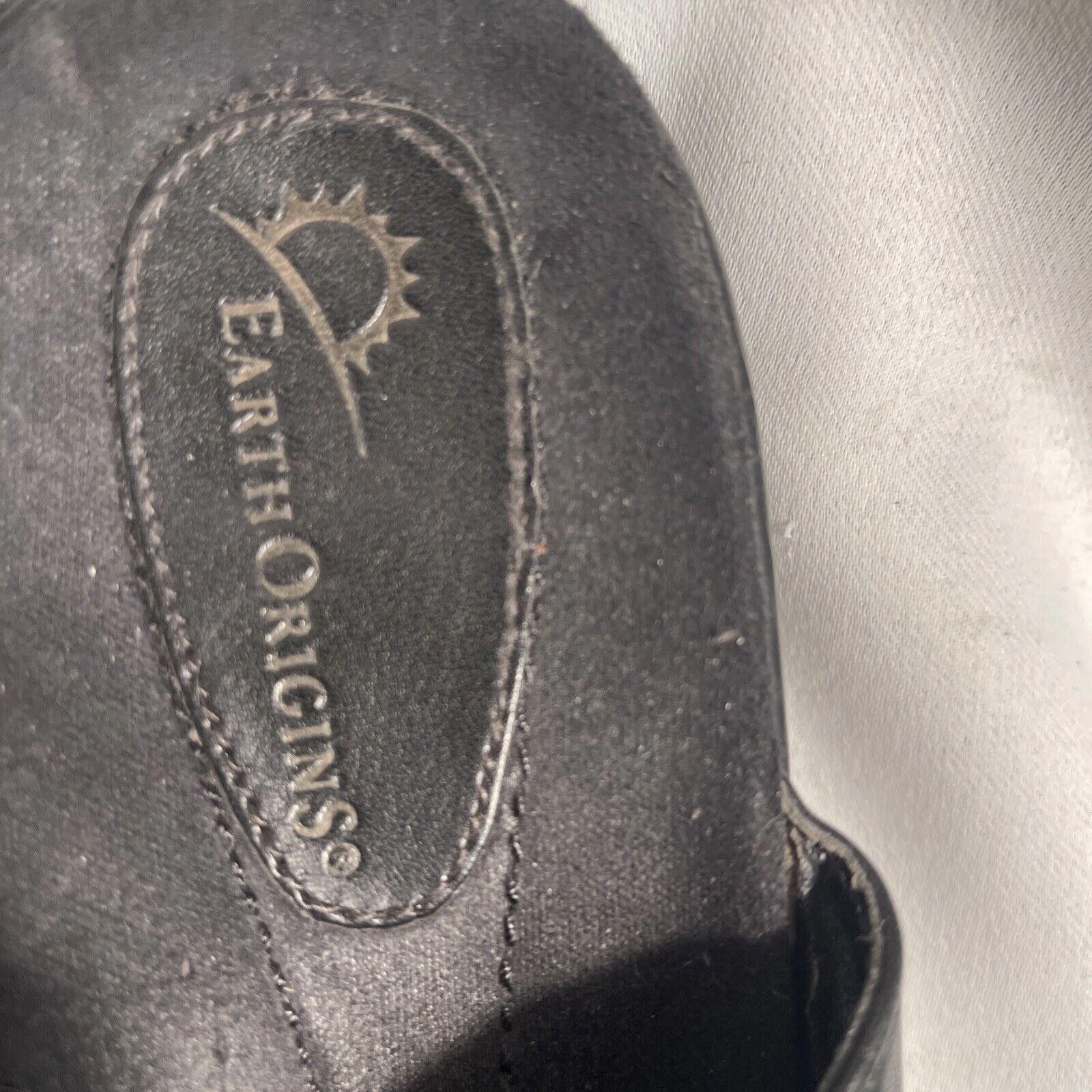 Designer Earth Origins Black Leather Slip On Mules Size 9 Size US 9 / IT 39 - 2 Thumbnail