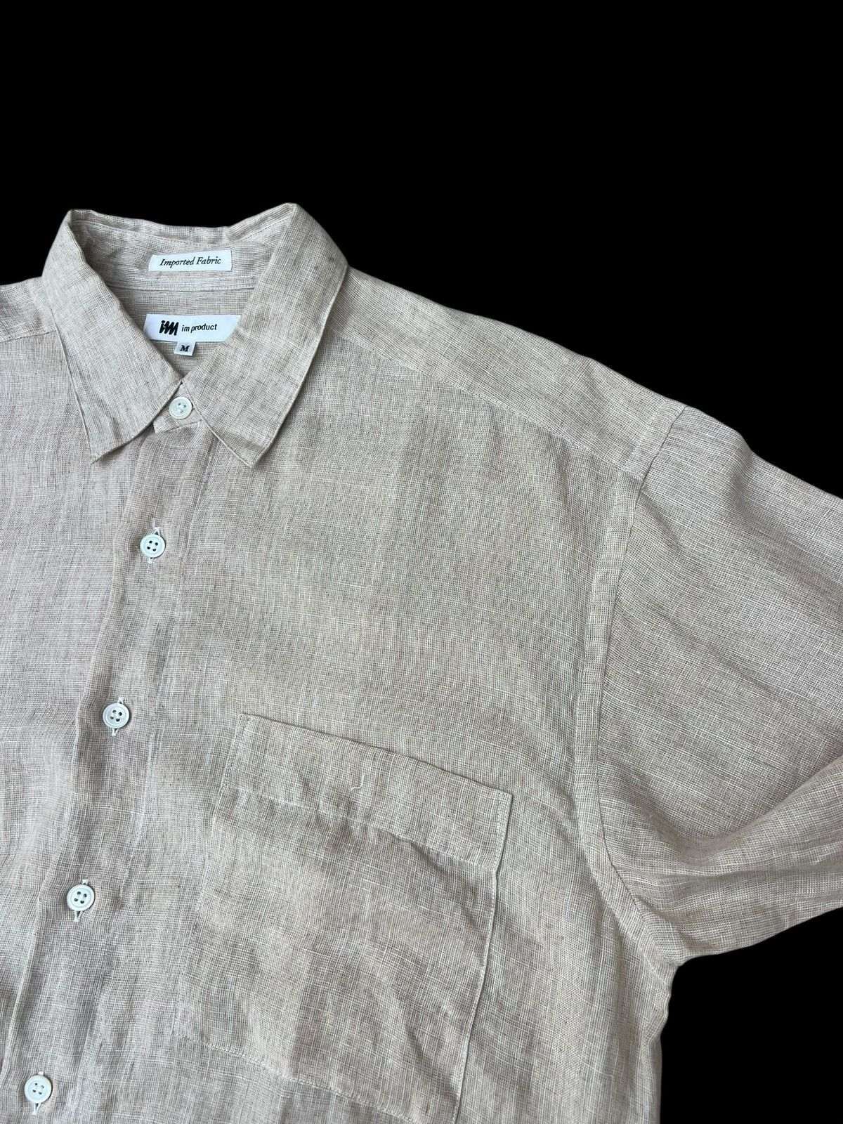 Issey Miyake Archive Issey Miyake im Product 100% Linen Shirt Size US M / EU 48-50 / 2 - 9 Thumbnail