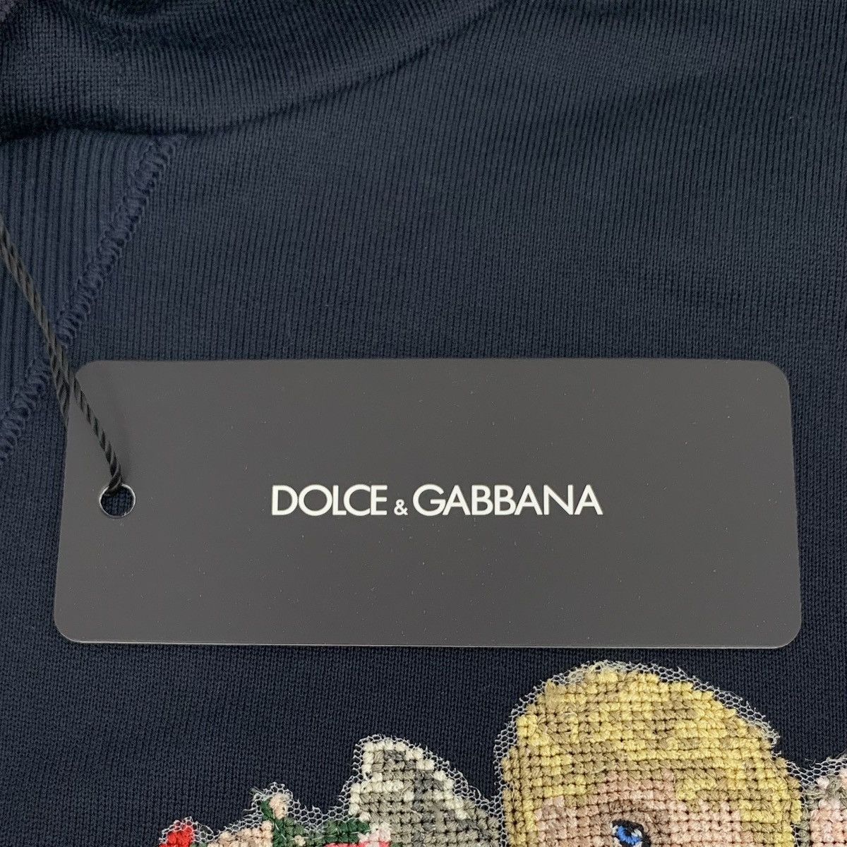 Dolce & Gabbana Dolce Gabbana Hooded Drawstring Long Sleeve Hoodie K26WX Size US XS / EU 42 / 0 - 6 Thumbnail