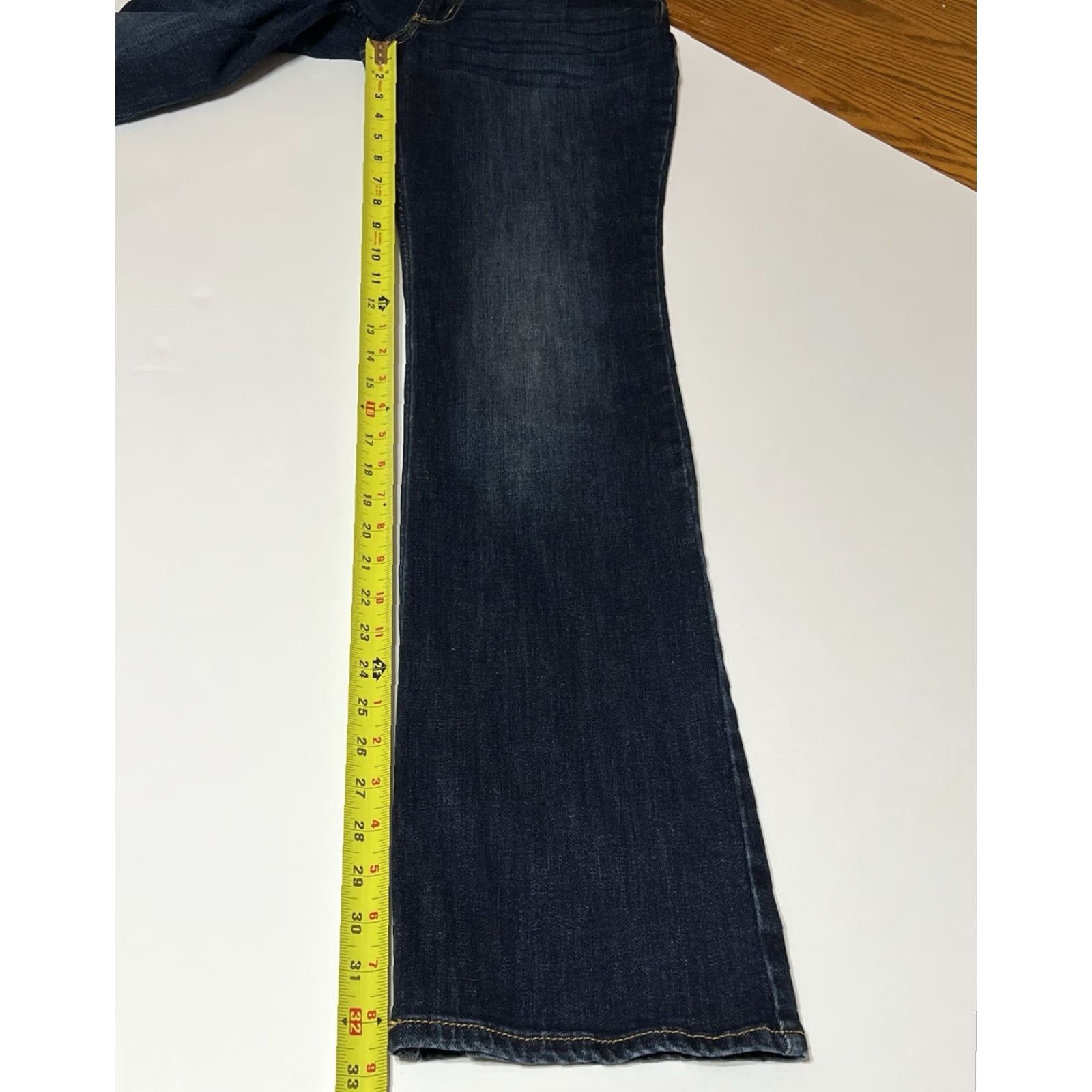 Wrangler Wrangler Retro Jeans Women 7/8x34 Blue Sadie Boot Cut Denim Casual Western Cowgirl Wrangler Retro Womens Jeans 30x33 Bootcut Low Rise Size 28" / US 6 / IT 42 - 5 Thumbnail
