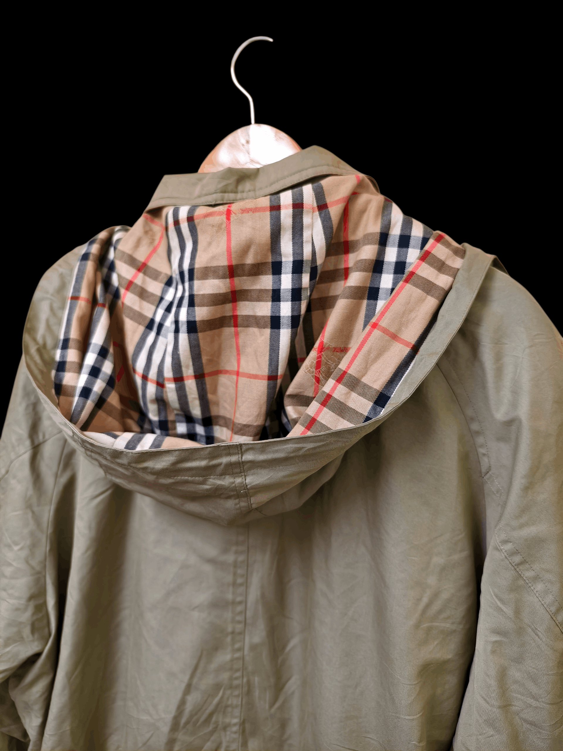 Burberry Prorsum Burberrys Vintage Nova Check Lined Hooded Parka Size US L / EU 52-54 / 3 - 7 Thumbnail