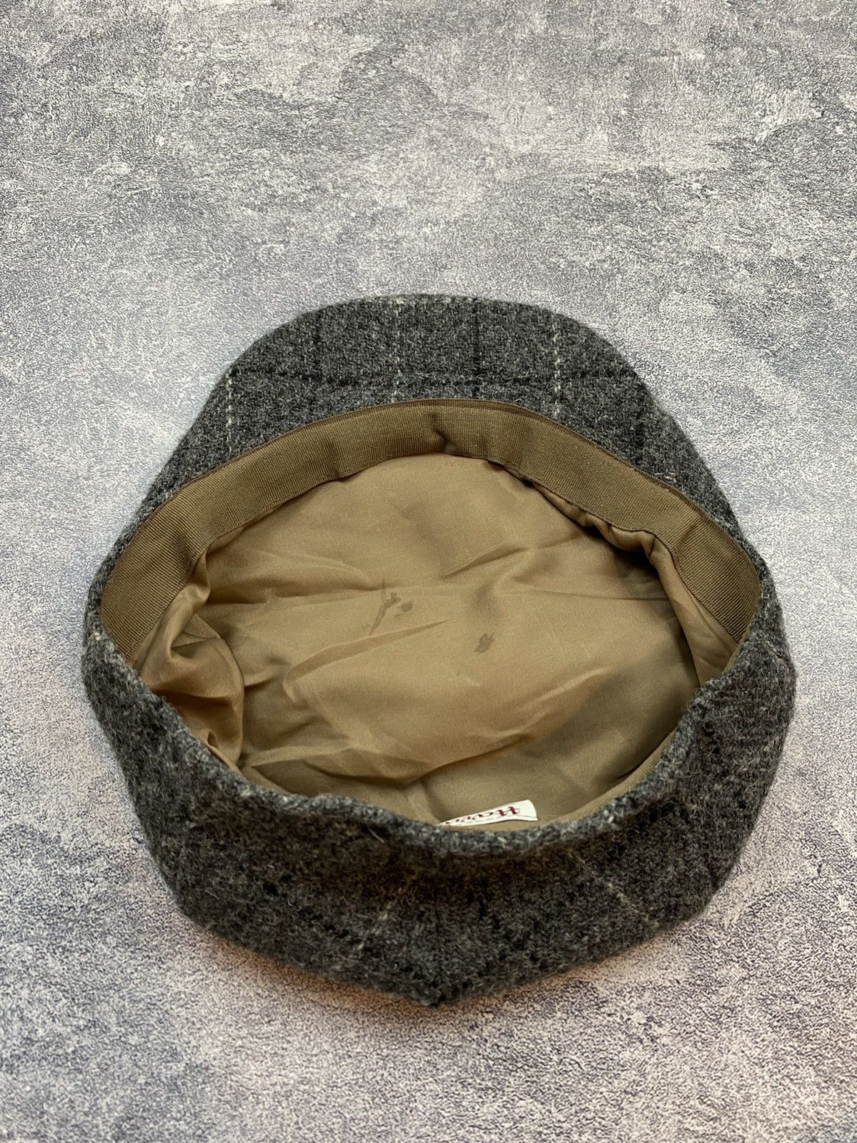 Harris Tweed × Vintage Vintage Y2K Harris Tweed Cap Streetwear Size XL Size ONE SIZE - 4 Thumbnail