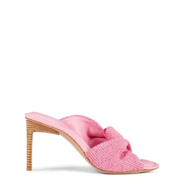 Jacquemus o1g2r1mq1024 Heeled Mules in Pink Size US 7 / IT 37 - 1 Thumbnail