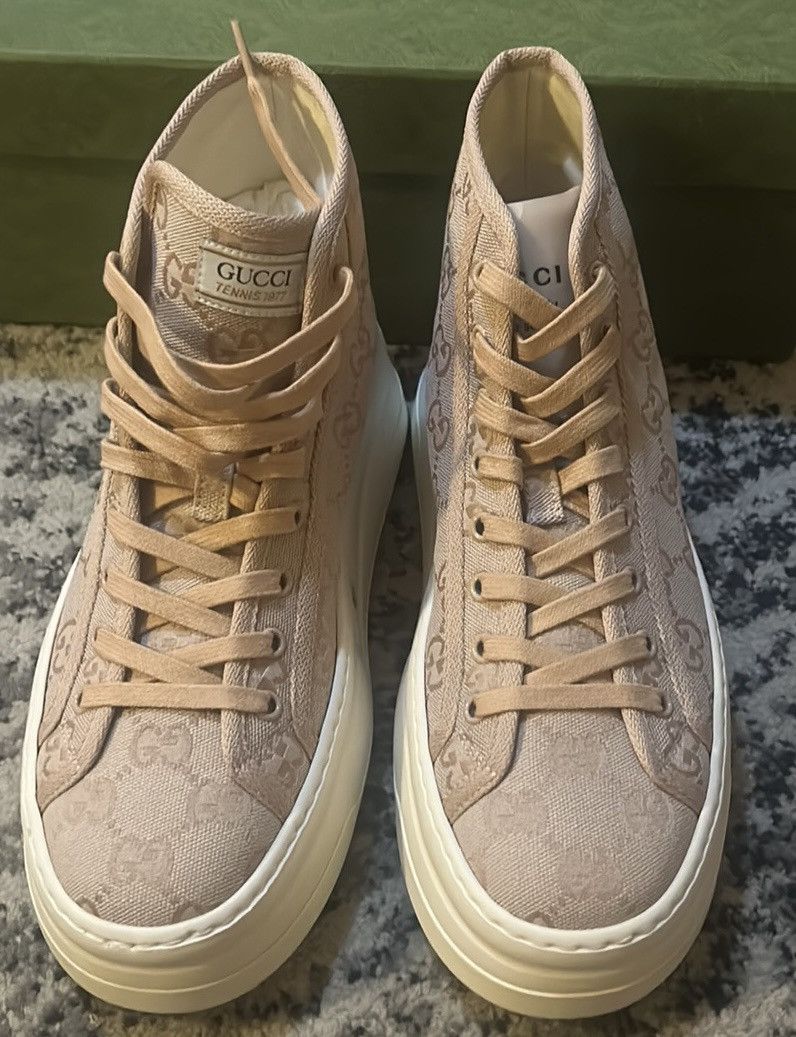 Gucci Gucci GG High Top Sneaker Rose Size US 9.5 / IT 39.5 - 5 Thumbnail