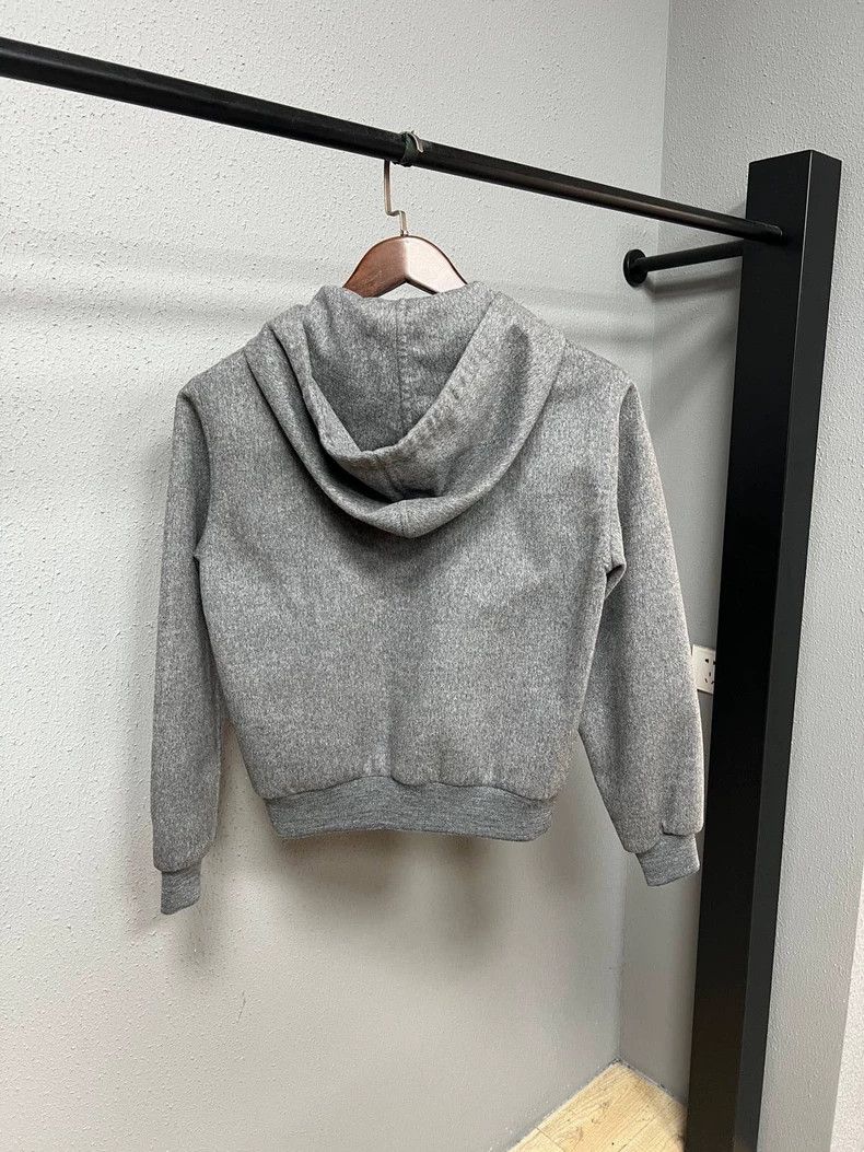 Louis Vuitton Louis Vuitton Grey Rabbit Fur Zip Hoodie Size XXS / US 00 / IT 34 - 2 Thumbnail