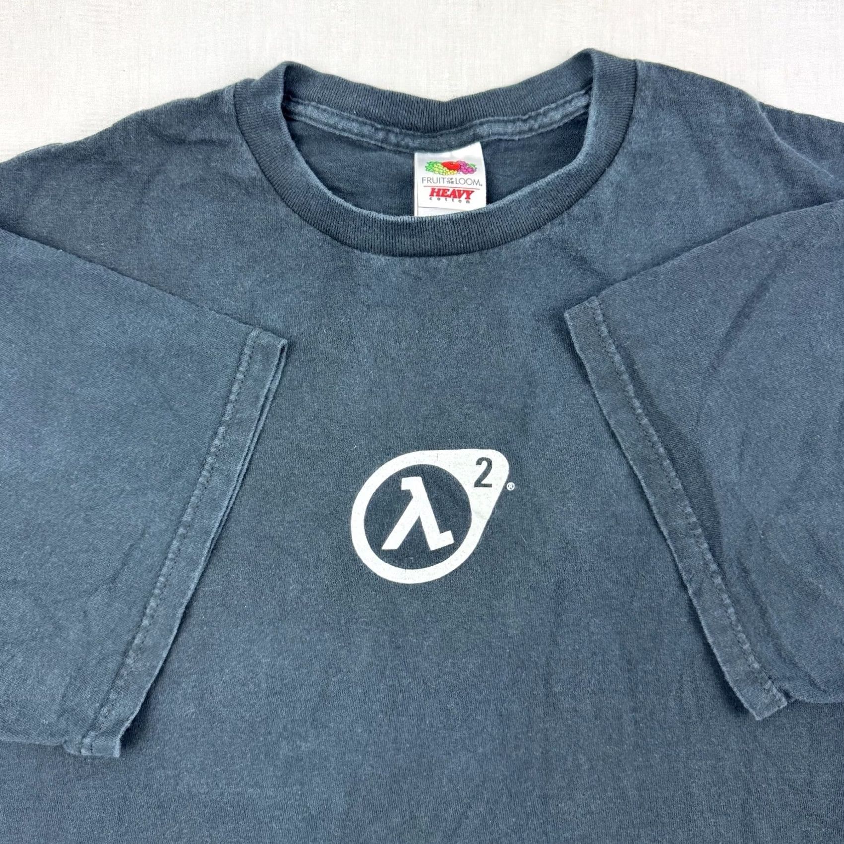 Fruit Of The Loom VINTAGE Fruit of the Loom T-Shirt Black XL Adult 2004 Video Game Promo Y2K Gamer Logo 90s Mens Size US XL / EU 56 / 4 - 2 Thumbnail