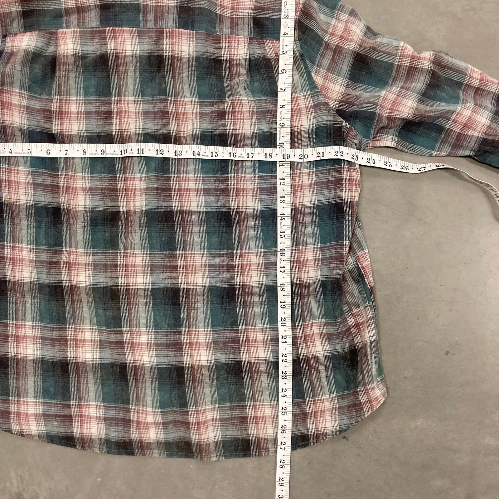 Vintage 90s distressed north river flannel T-Shirt Size US XL / EU 56 / 4 - 3 Thumbnail