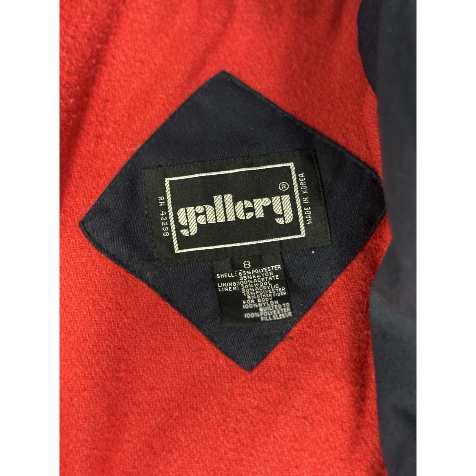 & Other Stories Coat Gallery of Women's Color Blue and Red Size 8 Pre-Owned Size M / US 6-8 / IT 42-44 - 4 Thumbnail