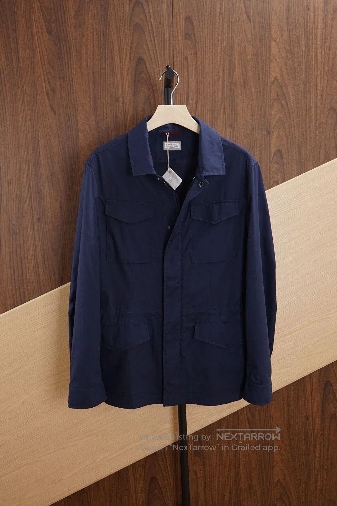 Brunello Cucinelli Brunello Cucinelli Men's Jacket in Navy. Size US M / EU 48-50 / 2 - 1 Thumbnail