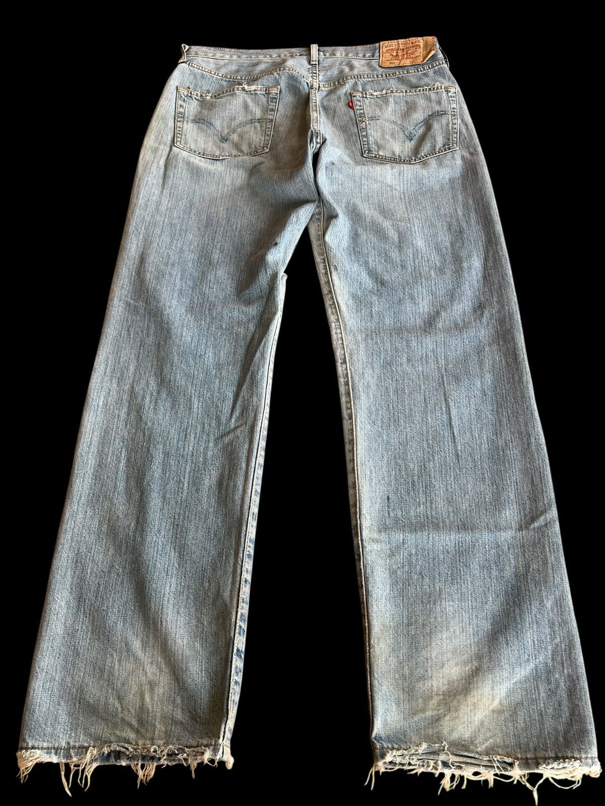 Levi's Vintage Levis 501 Nice Faded Distress Jean Size US 33 - 2 Thumbnail