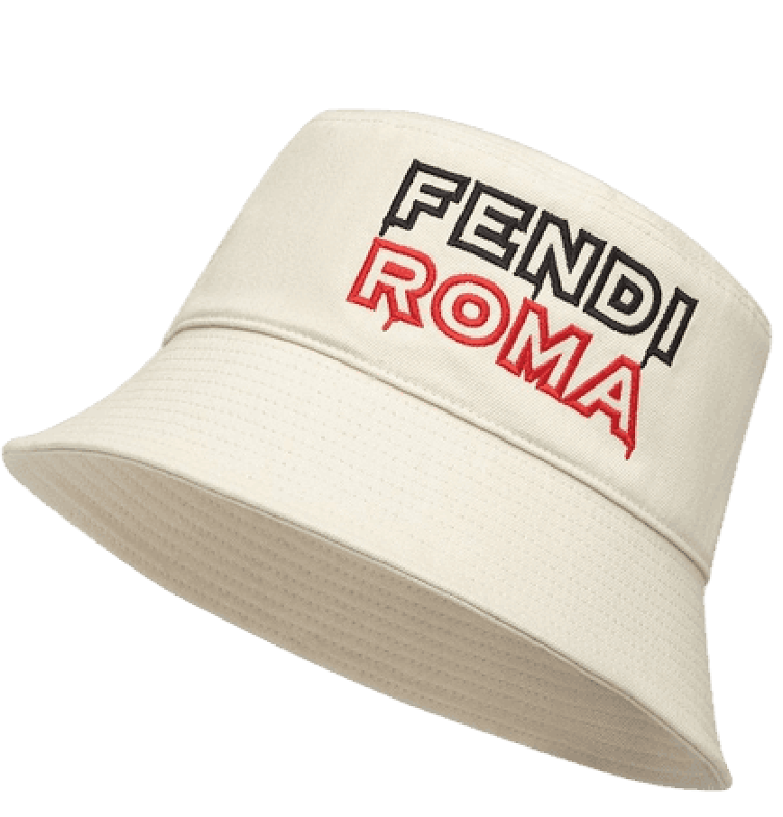 Fendi o1w1db10724 Size: OS / Hat in White Size ONE SIZE - 1 Thumbnail