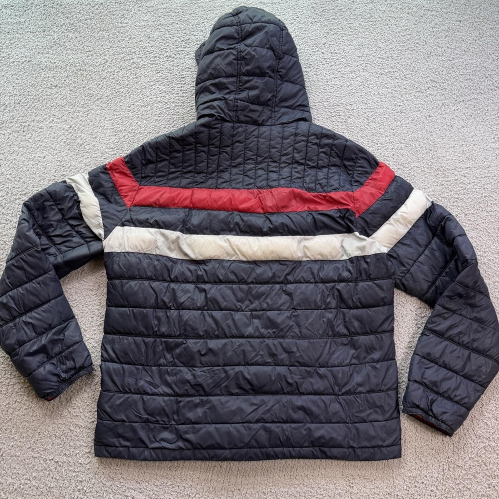 Tommy Hilfiger Tommy Hilfiger Hooded Puffer Jacket Mens L Full Zip Quilted Size US L / EU 52-54 / 3 - 2 Thumbnail