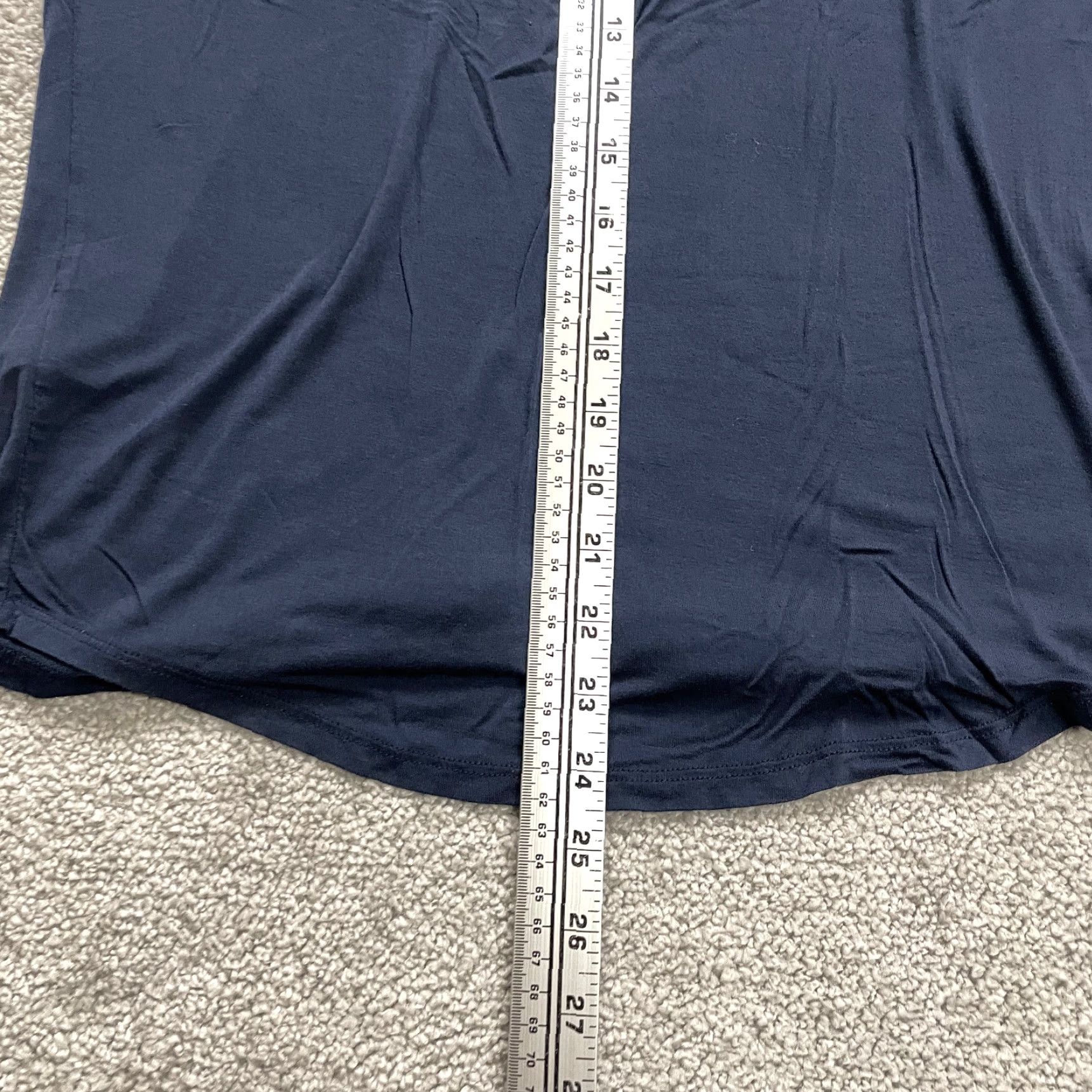 Eddie Bauer VINTAGE Eddie Bauer Women's T-Shirt Long Sleeve V-Neck Casual Blue XS Fabric Knit Fall Spring Summer Womens Size XS / US 0-2 / IT 36-38 - 5 Thumbnail