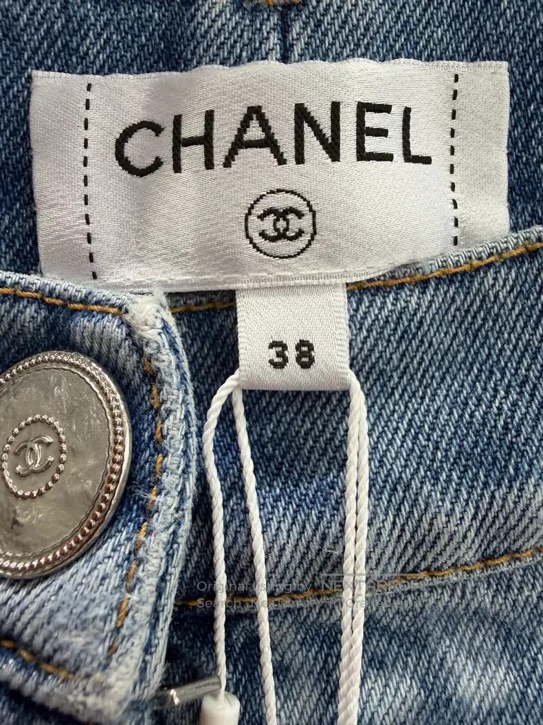 Chanel Chanel Blue straight jeans Size 25" / US 0 / IT 36 - 4 Thumbnail