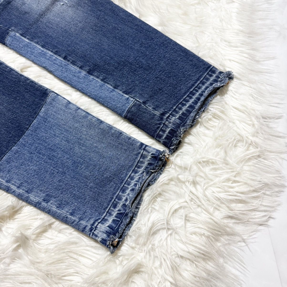 Dolce & Gabbana DG Crown Patchwork Denim Jeans
