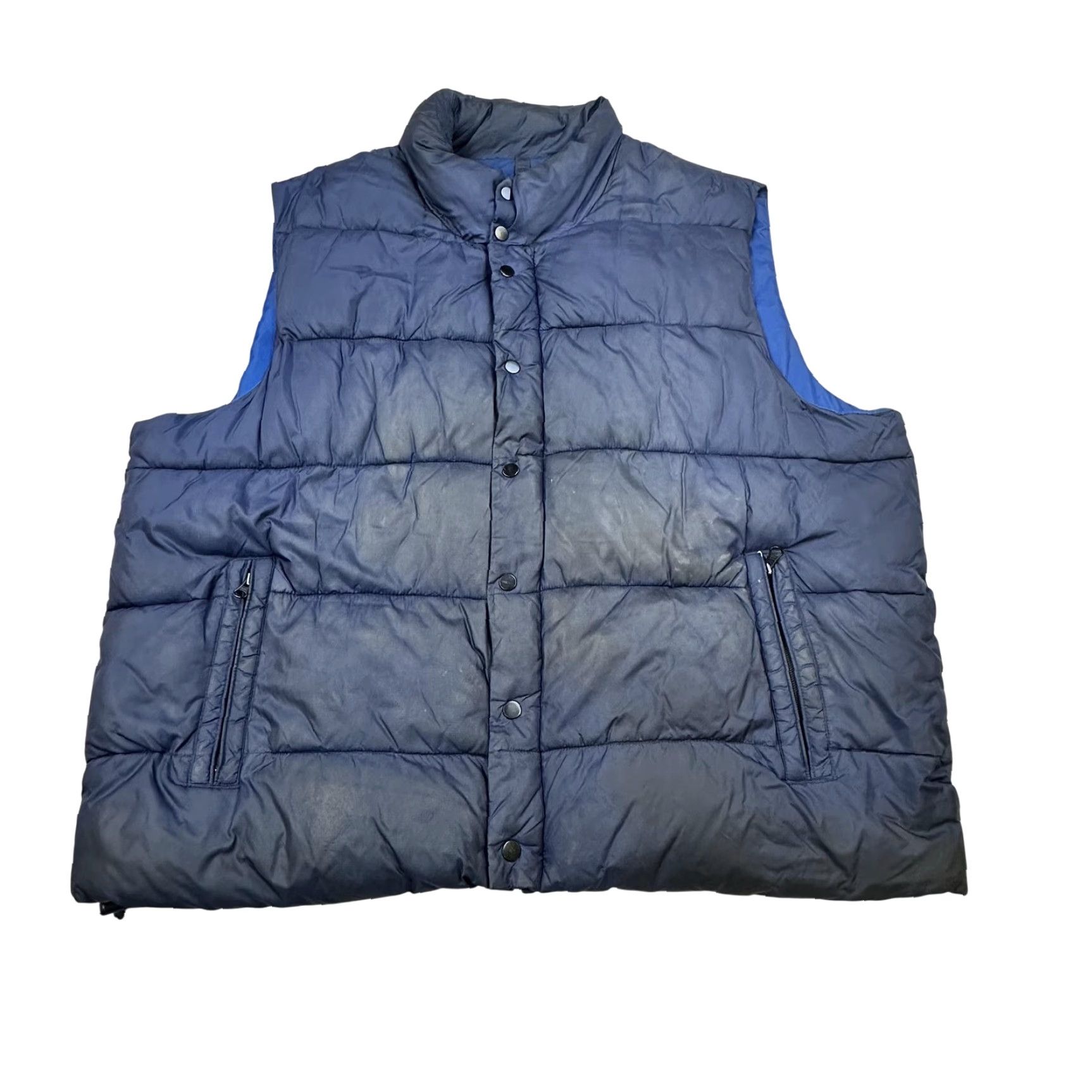 Old Navy Old Navy Vest Mens 2XL Blue Puffer Insulated Quilted Zip Snap Pockets Drawcord Vest Mens Blue Quilted Puffer Zip Pockets 2XL Old Navy Men Size US XXL / EU 58 / 5 - 2 Thumbnail