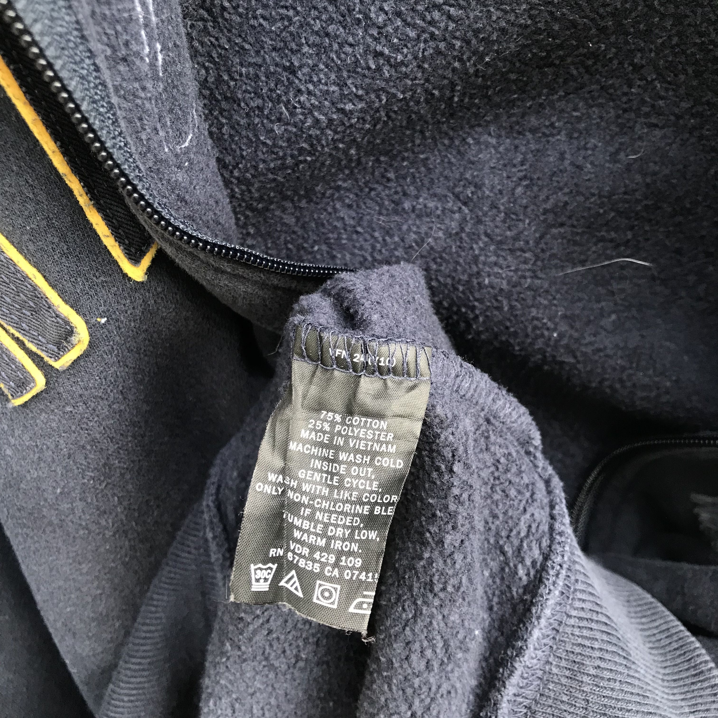 Nautica × Vintage Nautica Big Spellout Logo Hoodie Sweater Zip Up Size US XXL / EU 58 / 5 - 8 Thumbnail