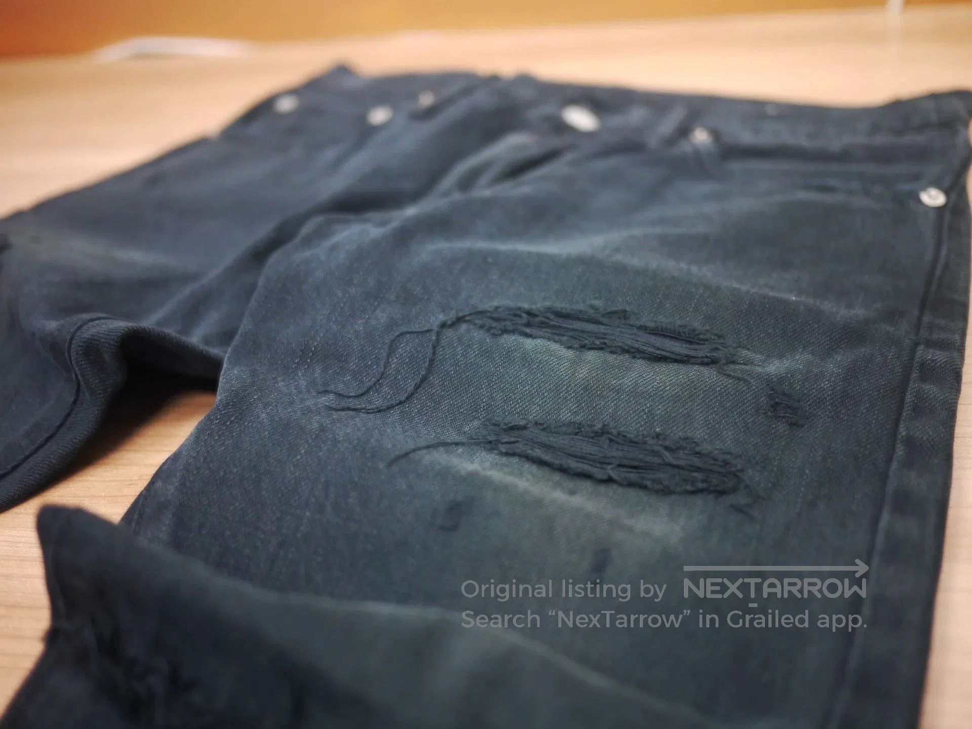 Visvim VISVIM SOCIAL SCULPTURE D17 Black Jeans. Size US 32 / EU 48 - 5 Thumbnail