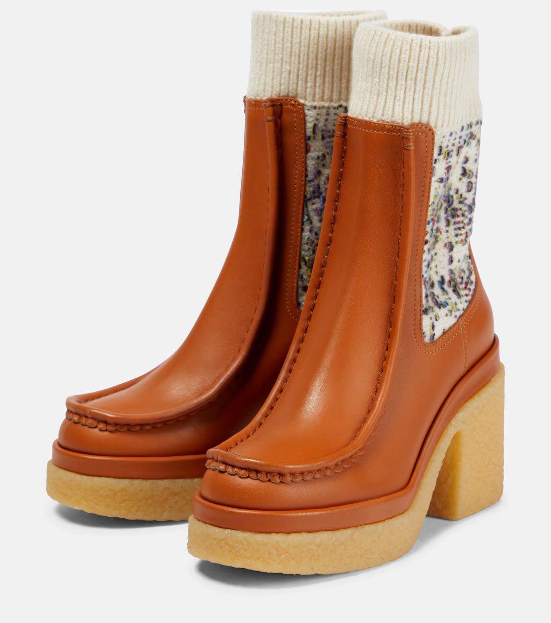 Chloe o1y0825 Ankle Boots in Multicolor Size US 8 / IT 38 - 3 Thumbnail