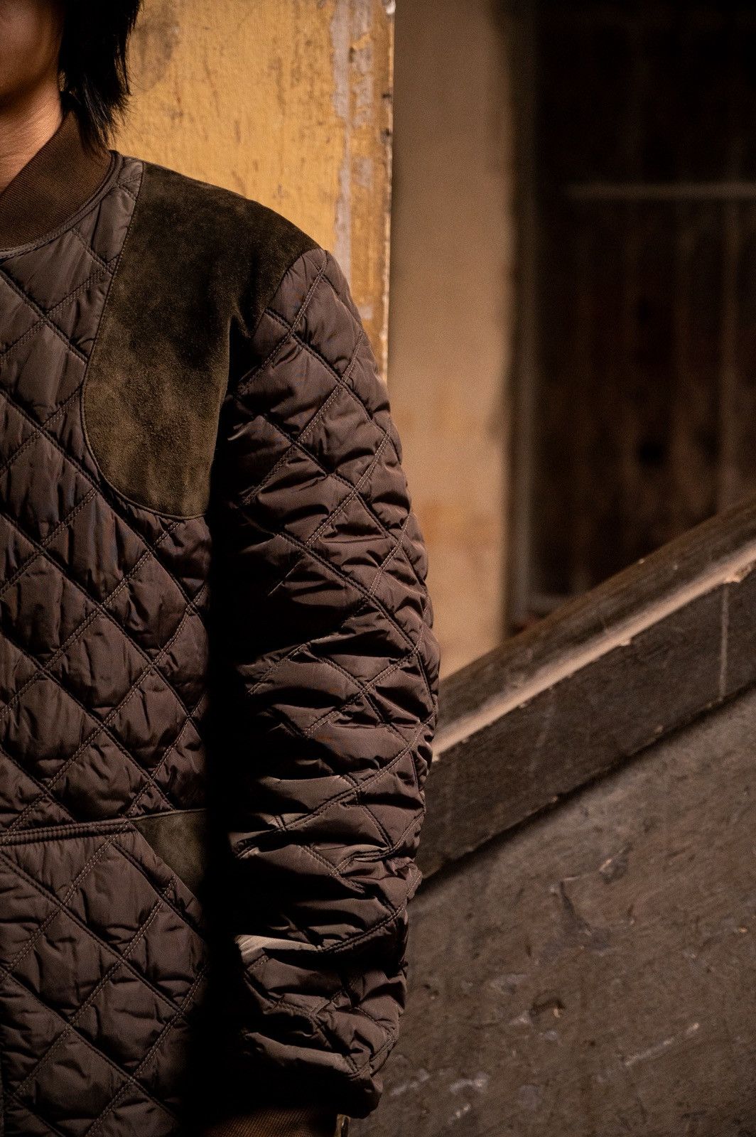 Gucci Gucci Fall 2005 runway suede mixed quilted puffer jacket Size US M / EU 48-50 / 2 - 11 Thumbnail