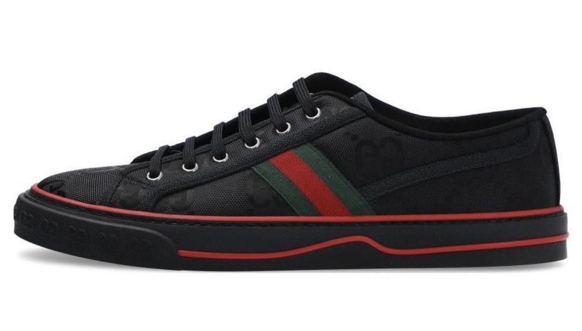 Gucci Gucci Tennis 1977 Off the Grid Low Sneaker Black size 12.5 Size US 12.5 / EU 45-46 - 2 Thumbnail