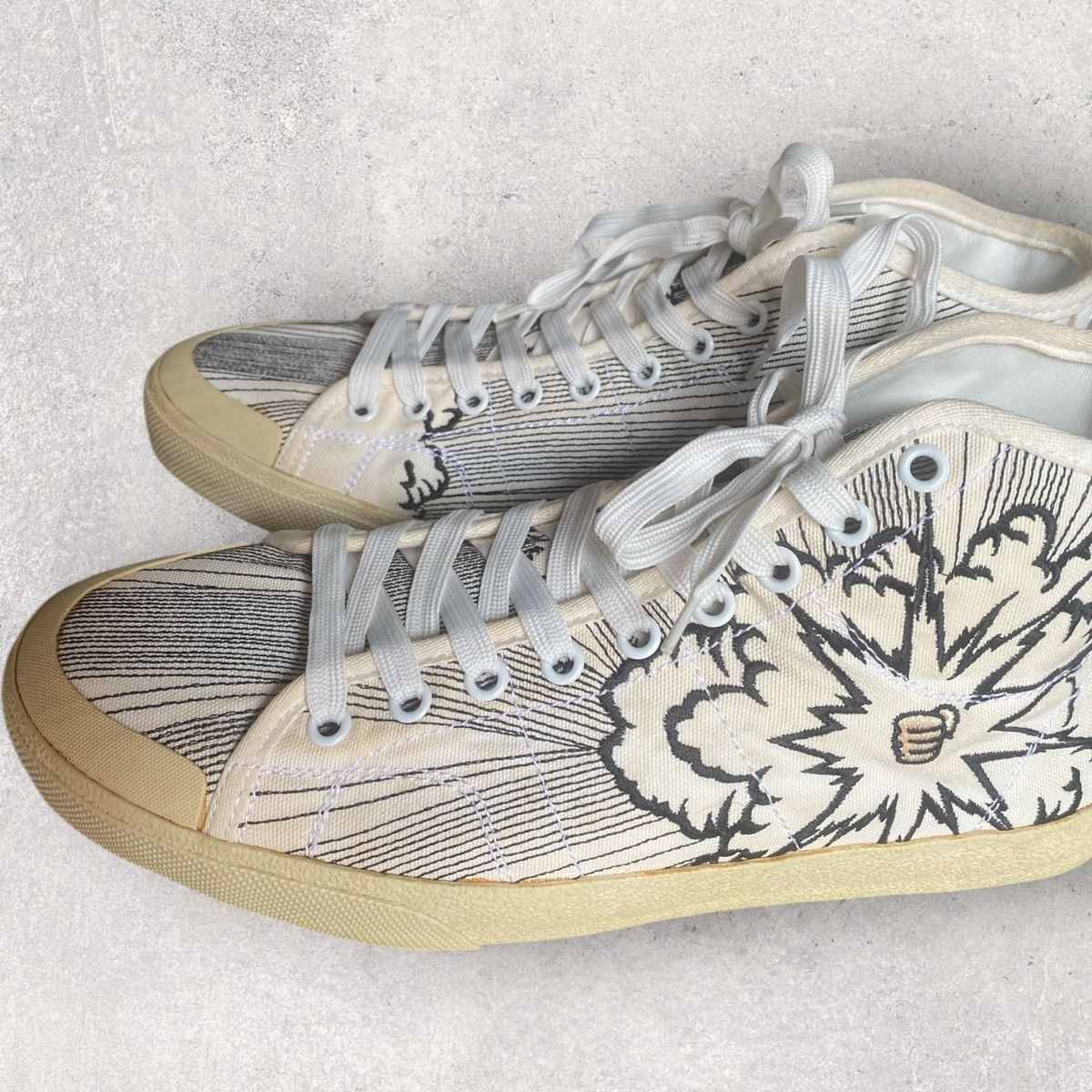 Saint Laurent Paris SS16 “Surf Sound” SL37 Court Pow By Hedi Slimane Size US 8 / EU 41 - 8 Thumbnail