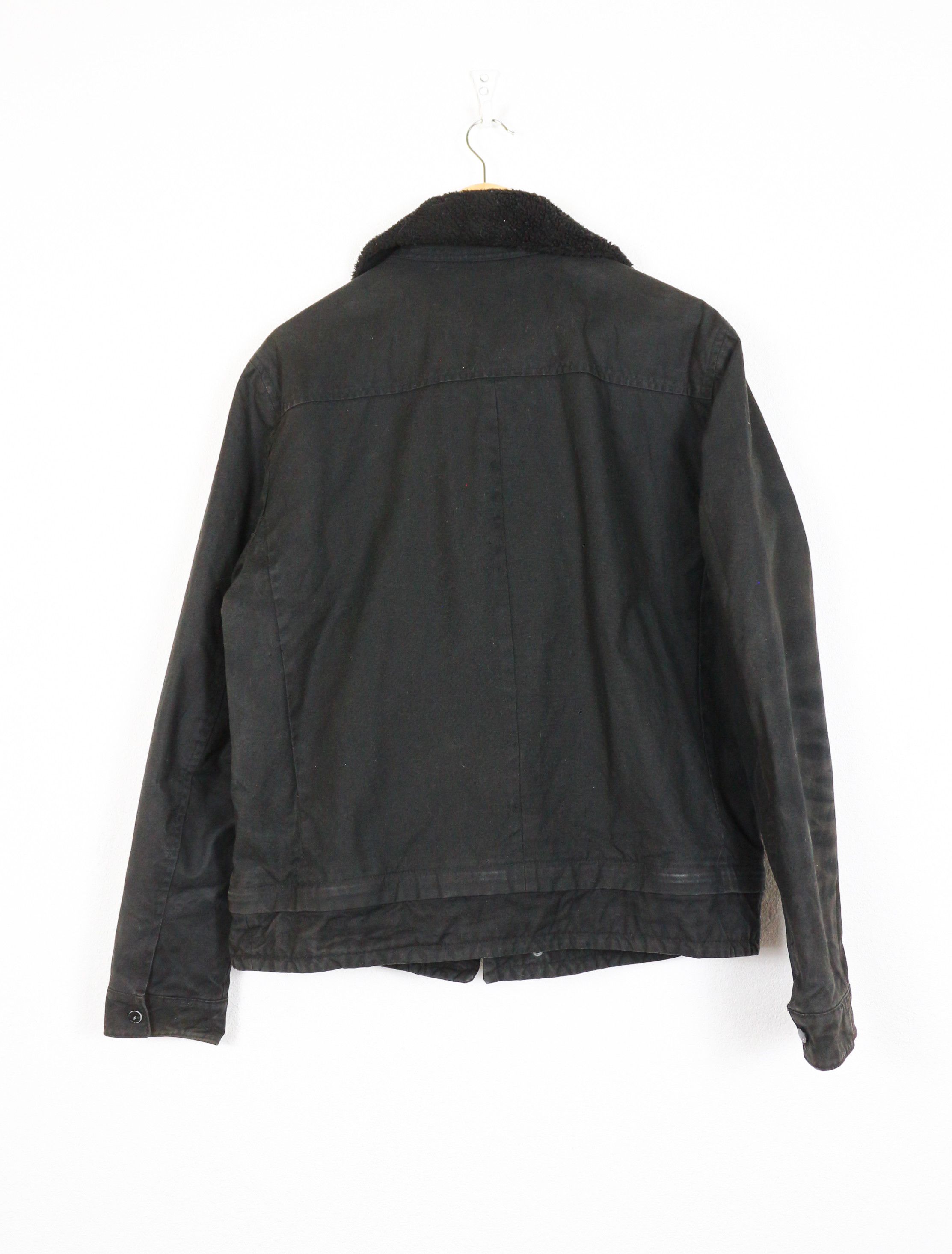 Allsaints Allsaints Lennox Sherpa Bicker Jacket Bomber Washed Black Size US M / EU 48-50 / 2 - 7 Thumbnail