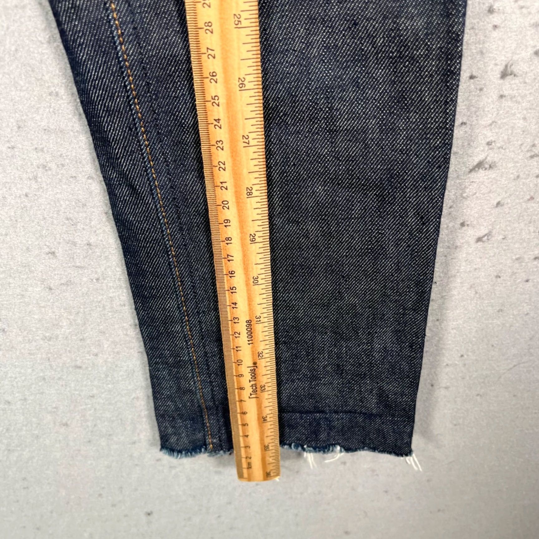 A.P.C. A.P.C. Womens Size 26 New Cure F Slim Fit Raw Hem Jeans Cotton Blue Denim Size 26" / US 2 / IT 38 - 6 Thumbnail