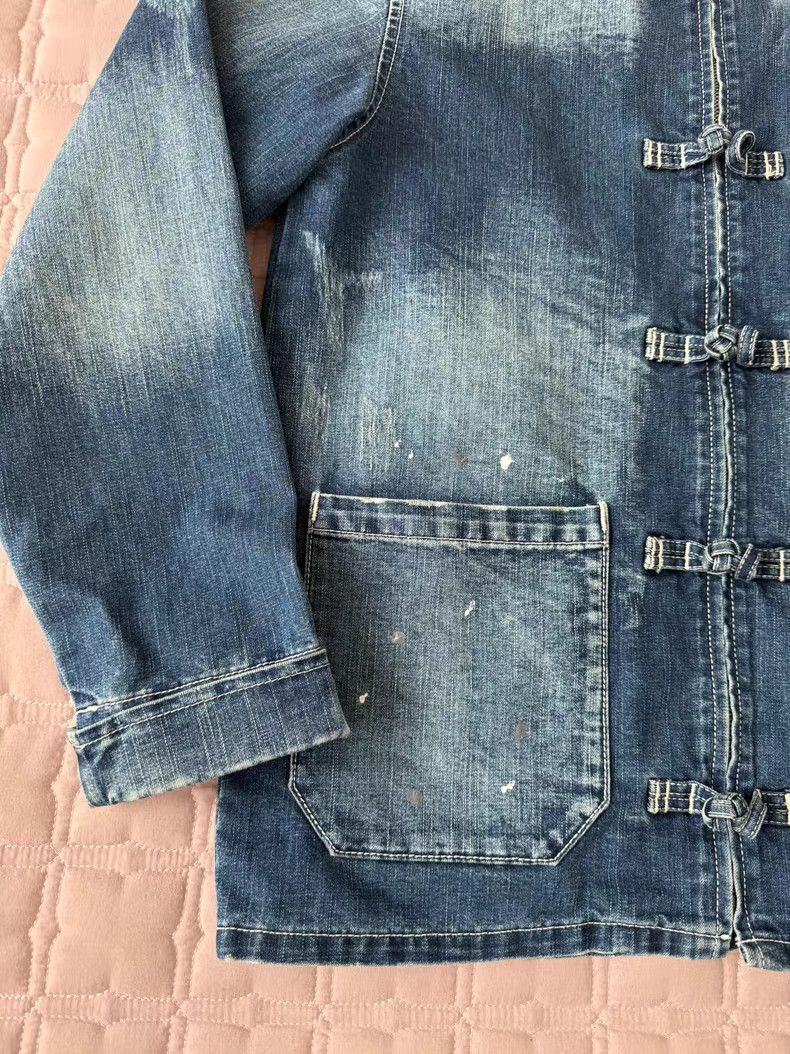Neighborhood NEIGHBORHOOD Splatter Ink Denim Jacket Size US S / EU 44-46 / 1 - 2 Thumbnail