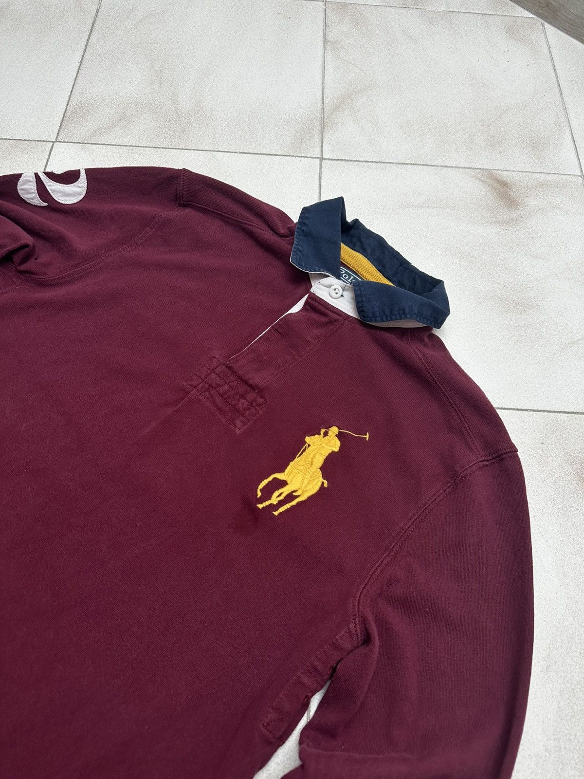 Polo Ralph Lauren Ralph Lauren Rugby Long Sleeve Polo Size US M / EU 48-50 / 2 - 2 Thumbnail