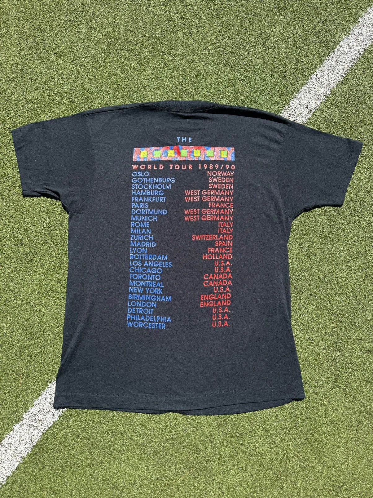 Band Tees 1989 Brockum Paul McCartney Vintage Tour Rock Band T-Shirt Size US XL / EU 56 / 4 - 7 Thumbnail
