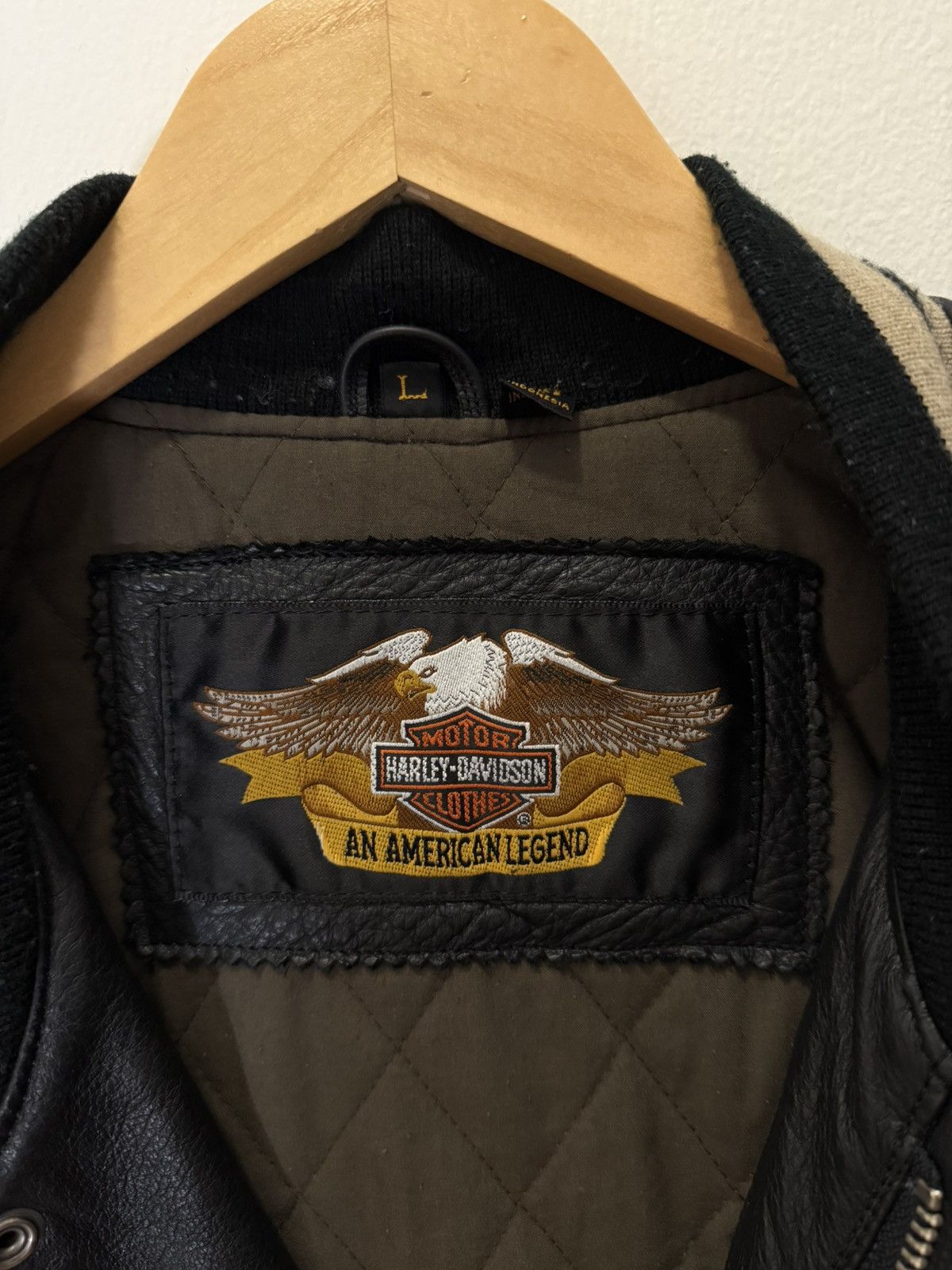 Harley Davidson Harley Davidson Leather Vintage Jacket Size US L / EU 52-54 / 3 - 4 Thumbnail