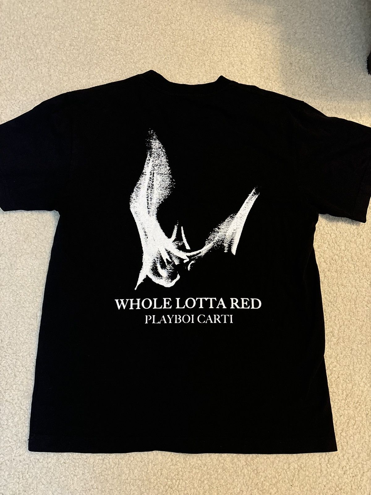 Playboi Carti Playboi Carti Whole Lotta Red Merch Hands Graphic Tee Black Size US S / EU 44-46 / 1 - 4 Thumbnail