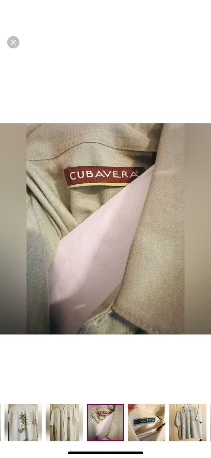 Cubavera MEN'S LOT 4 DESIGNER CUBAVERA LOT SHORT SLEEVE LOT SHIRTS Size US L / EU 52-54 / 3 - 10 Thumbnail
