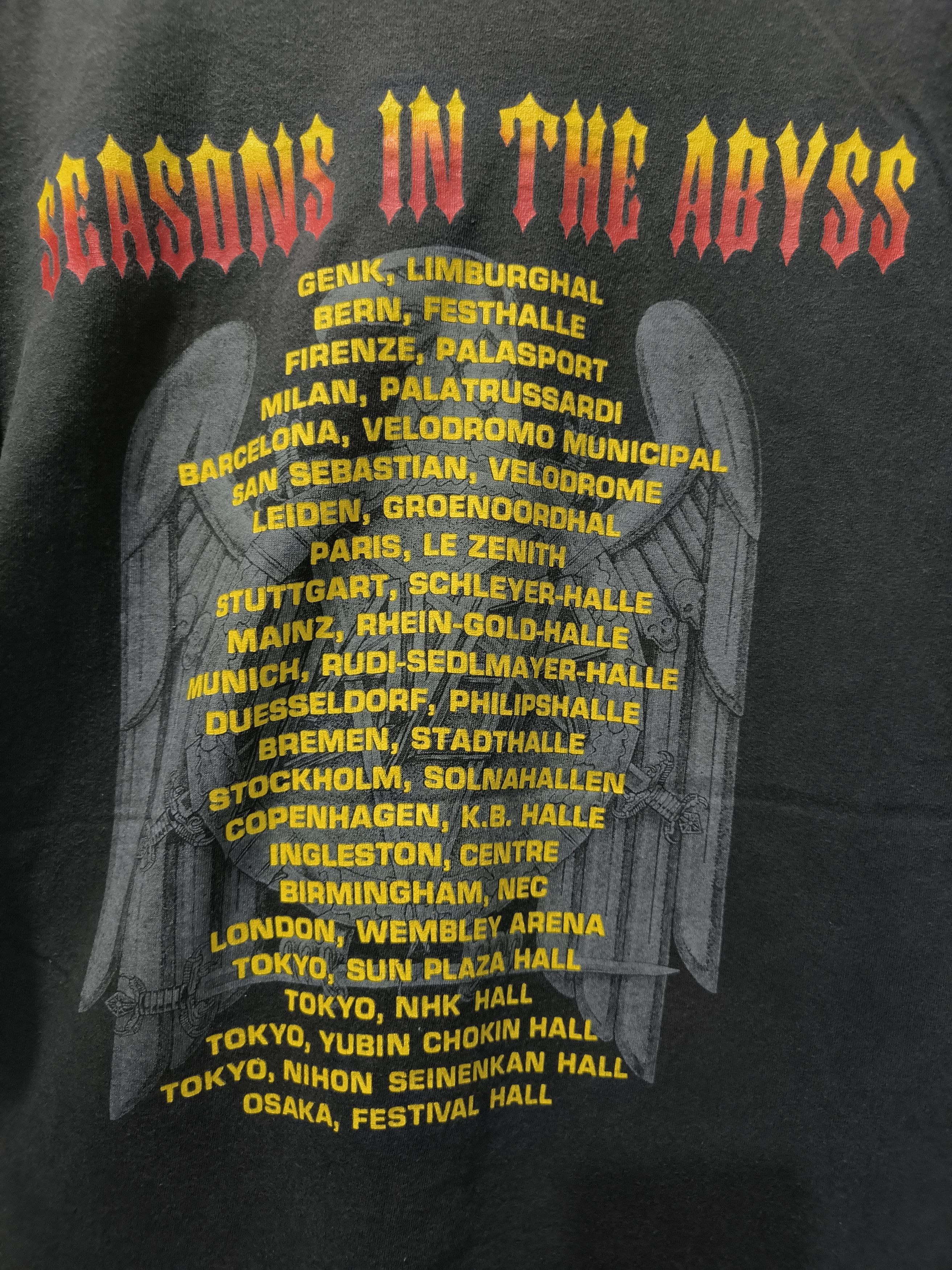 Other Vintage 90s Slayer (Seasons in the abyss) shirt Size US L / EU 52-54 / 3 - 4 Thumbnail